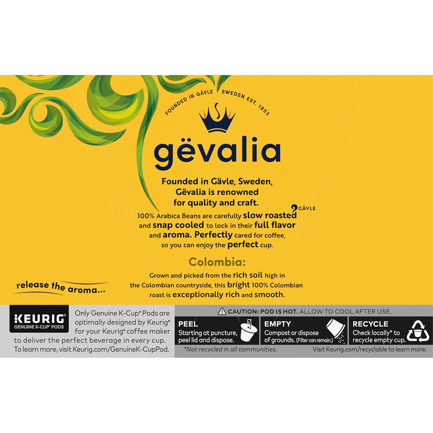 Gevalia K-Cup® Coffee Pods, 84 ct Box, Colombia, 84 ct Box