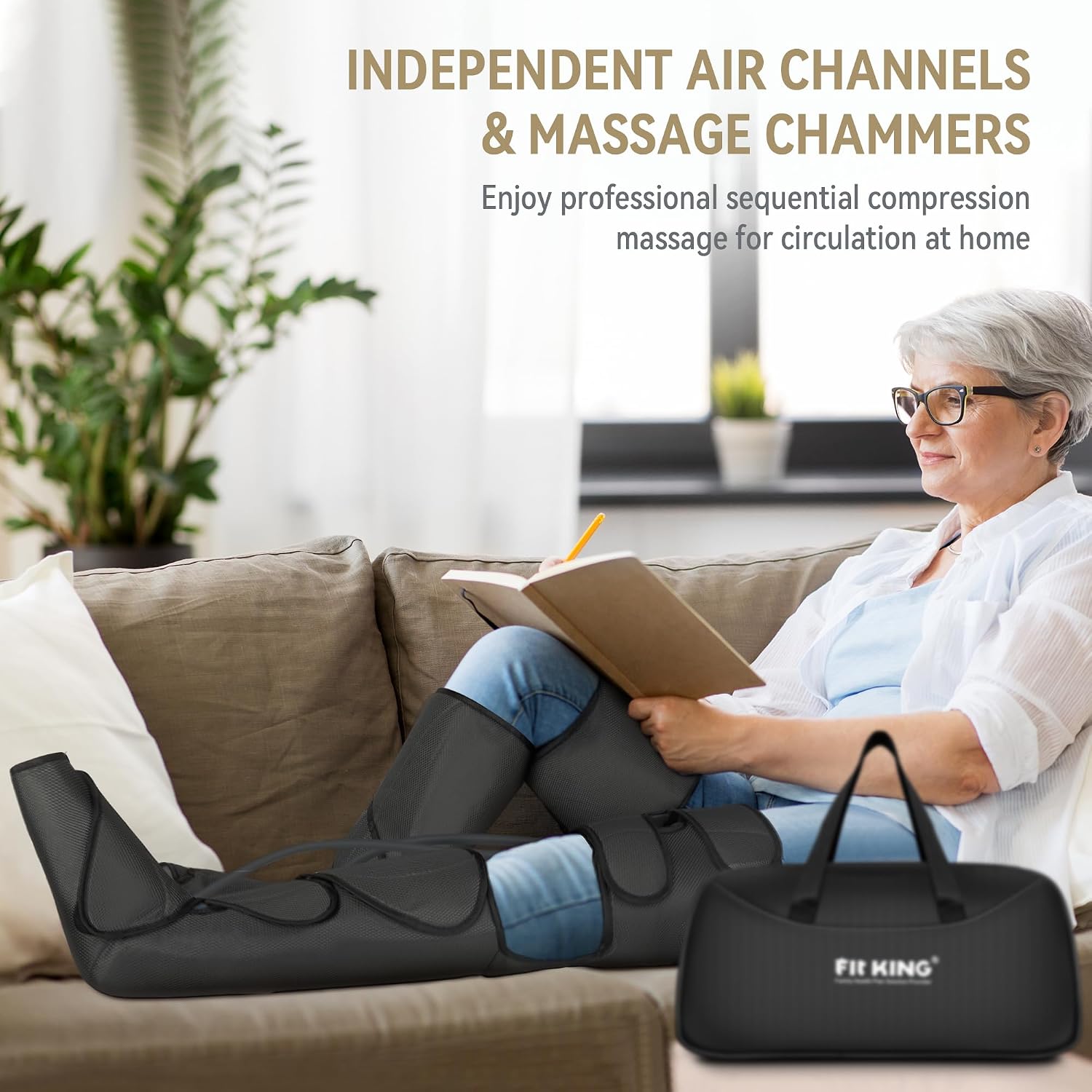 FIT KING Foot and Leg Massager for Circulation and Relaxation