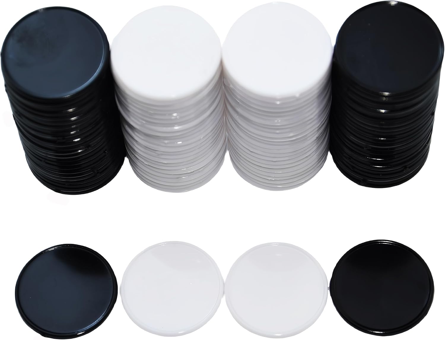 Smartdealspro Set of 100 25MM/1 Inch Opaque Plastic Learning Counting Counters Poker Chips (Red)