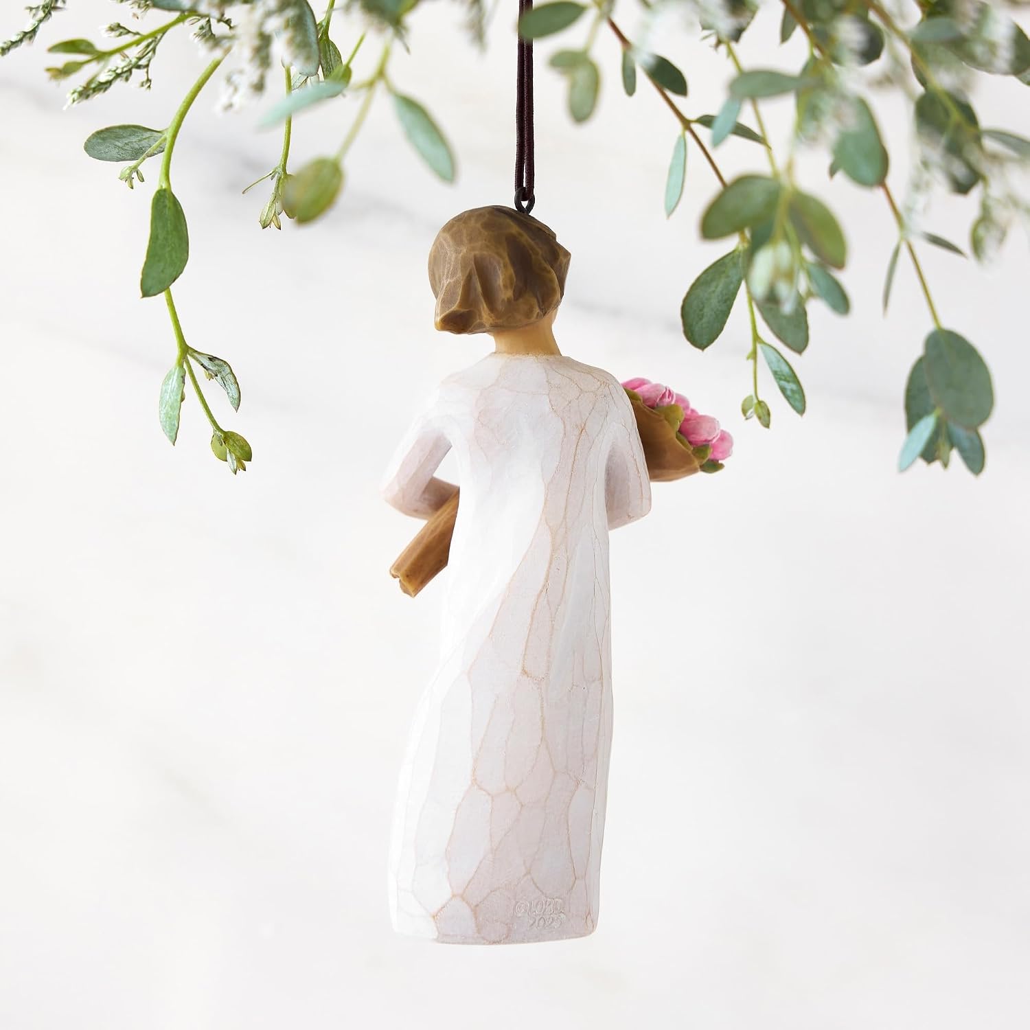 Willow Tree Holy Family, Sculpted Hand-Painted Hanging Ornament | Sentimental Keepsake Gift for Loved Ones, Cast from a Susan Lordi Original Carving, Cast Resin, Ready to Hang