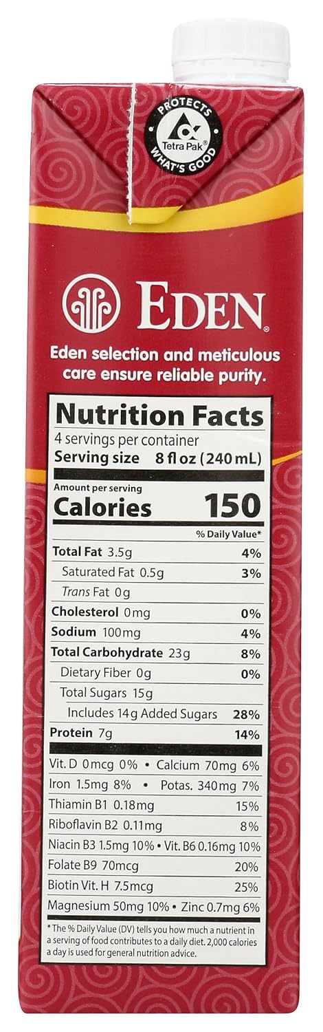 Eden Foods, Organic Edensoy Carob -- 32 Oz