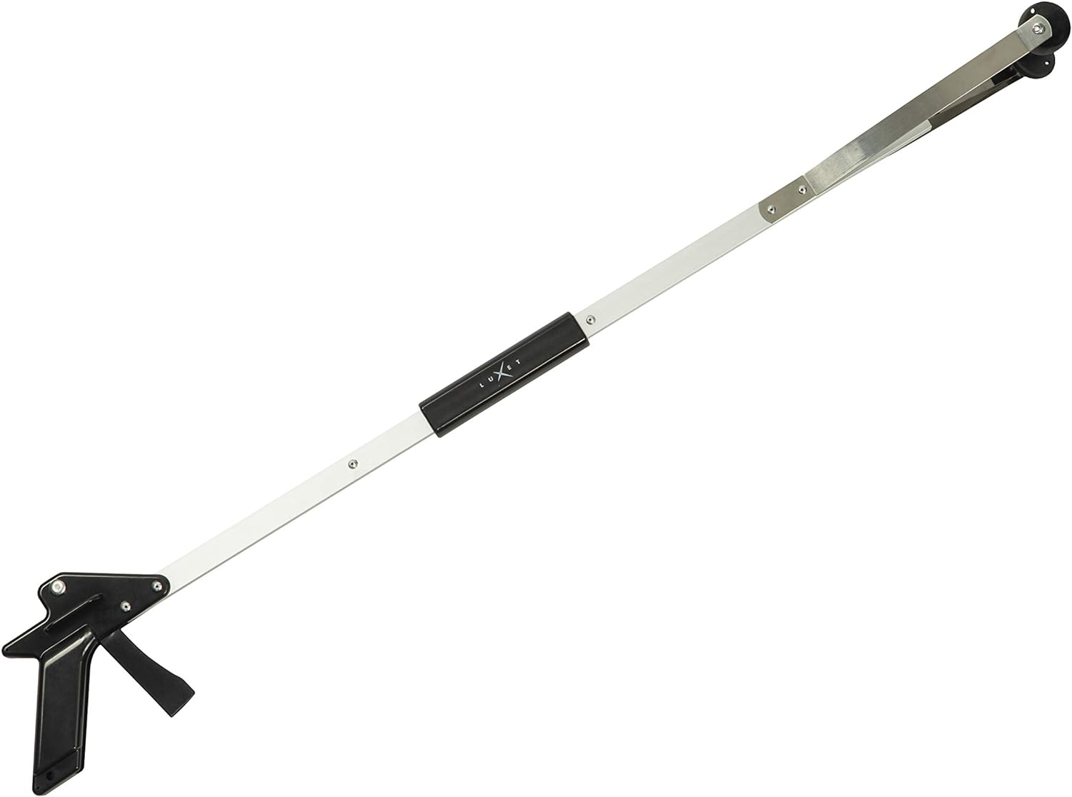 Grabber Reacher Suction Cup Grip Tool- Long 32 Inch Foldable Strong Heavy Duty Aluminum Pick Up Stick - Lightweight Trash Litter Picker Claw