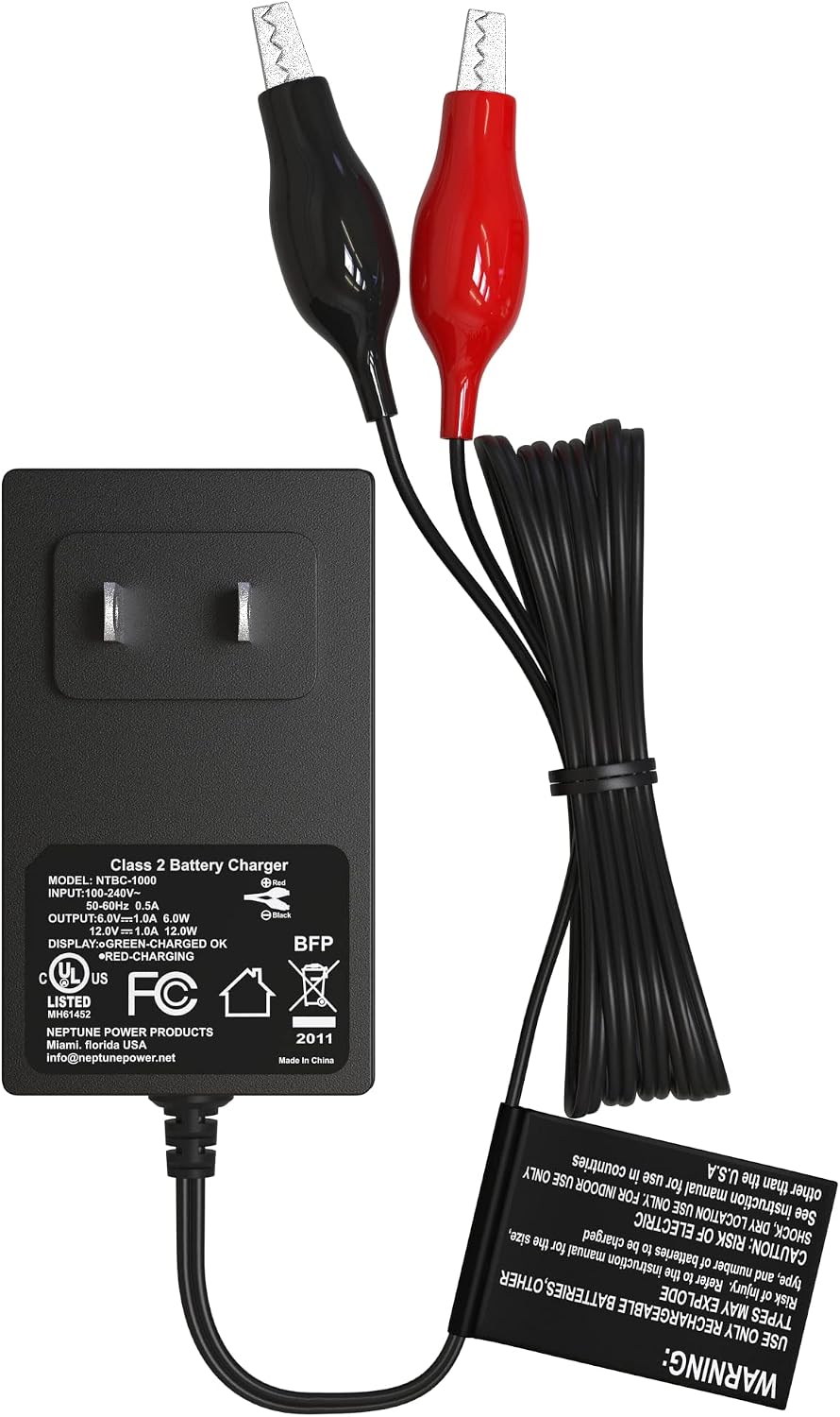 NTBC1000 Replacement for BatteryMINDer 1500: 12 Volt-1.5 AMP Battery Charger/Maintainer. Used for Cars, Trucks, Snowmobiles, Boats, Motorcycles