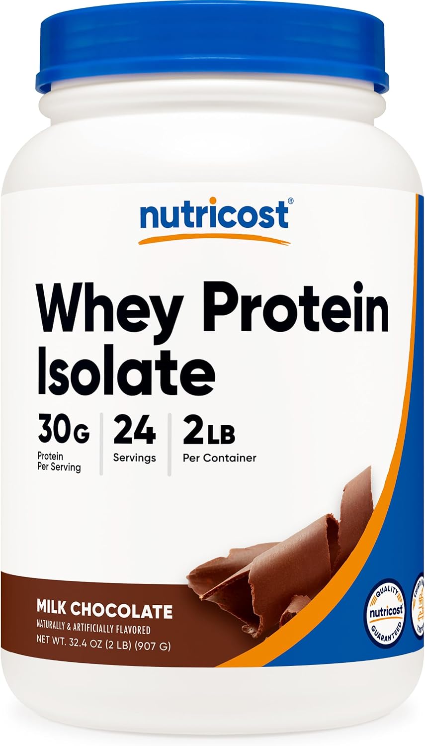 Nutricost Whey Protein Isolate Powder (Vanilla) 2LBS