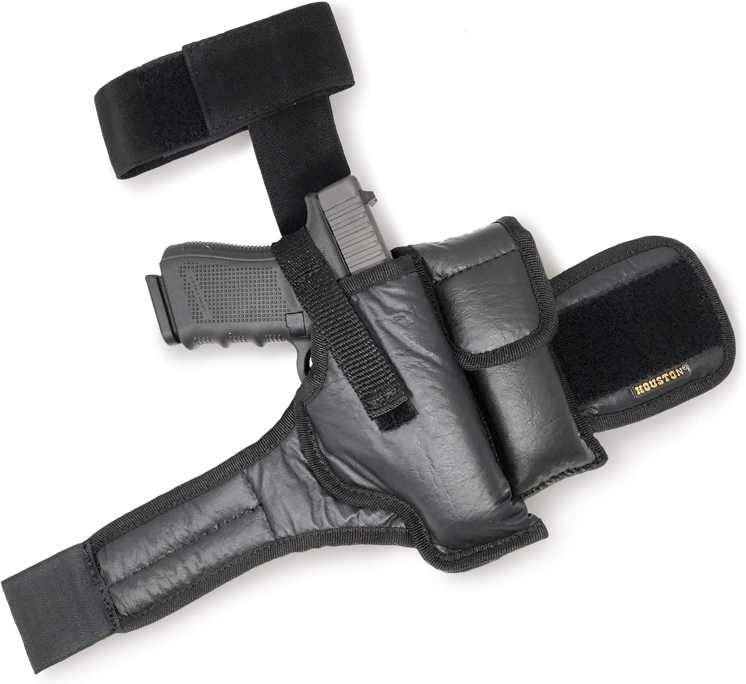 Houston Gun Holsters Ankle Holster, Glk 26/27, 33, Right Hand