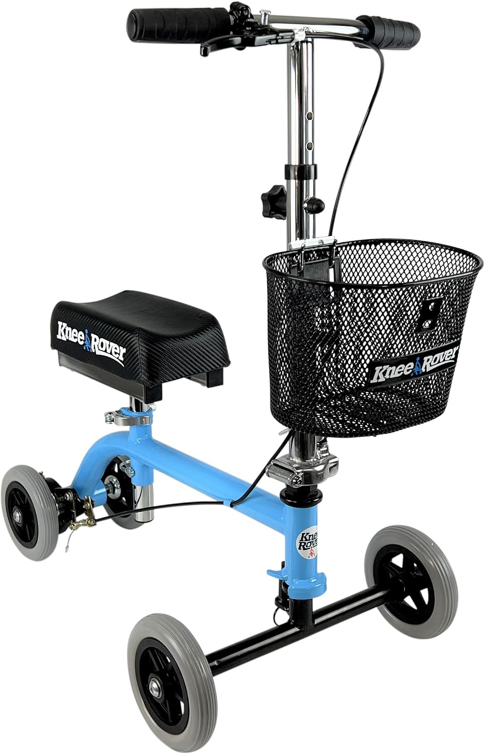 KneeRover Kids Knee Walker, Light Blue - Child Knee Scooter, for Small Adults, Foot Surgery & Broken Foot, Ankle Injuries