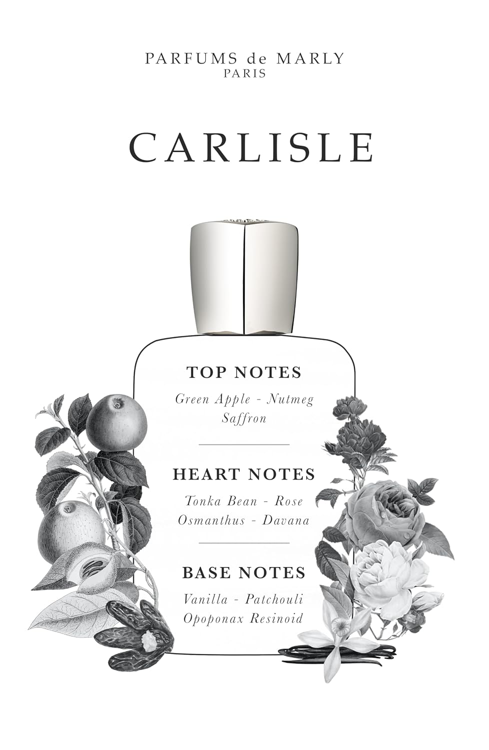 Parfums de Marly Carlisle Eau de Parfum – Parfum for Men – 4.2 Fl Oz