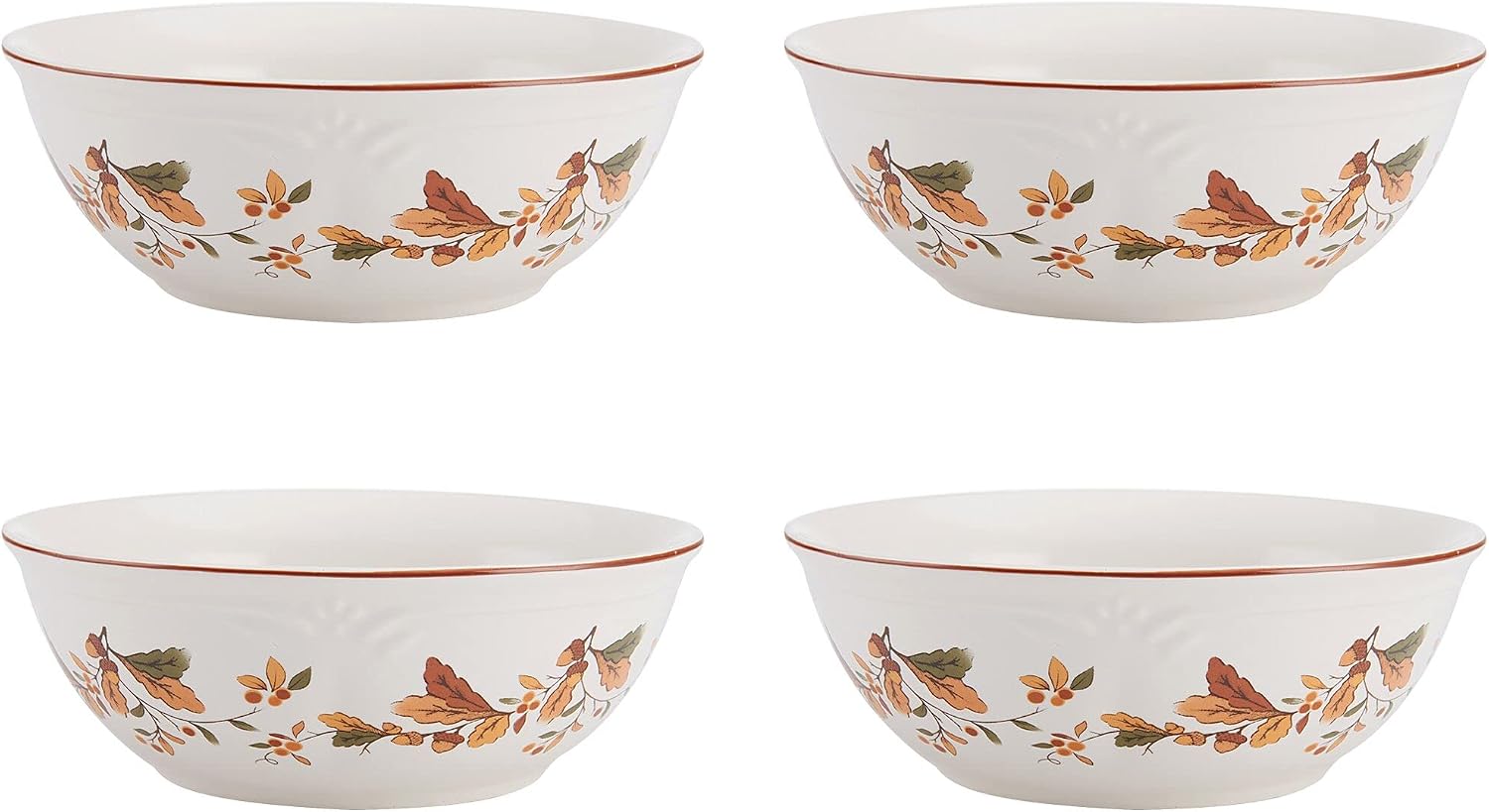 Pfaltzgraff Autumn Berry 16 Piece Dinnerware Set, Service for 4, Multi Colored