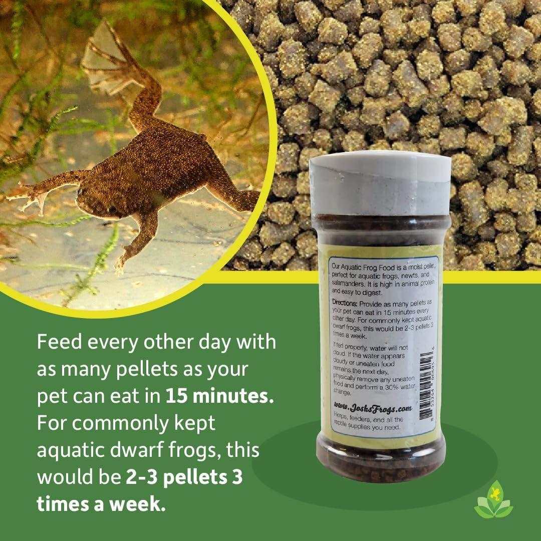 Josh's Frogs Aquatic African Dwarf Frog Food Pellets (1.85 oz)