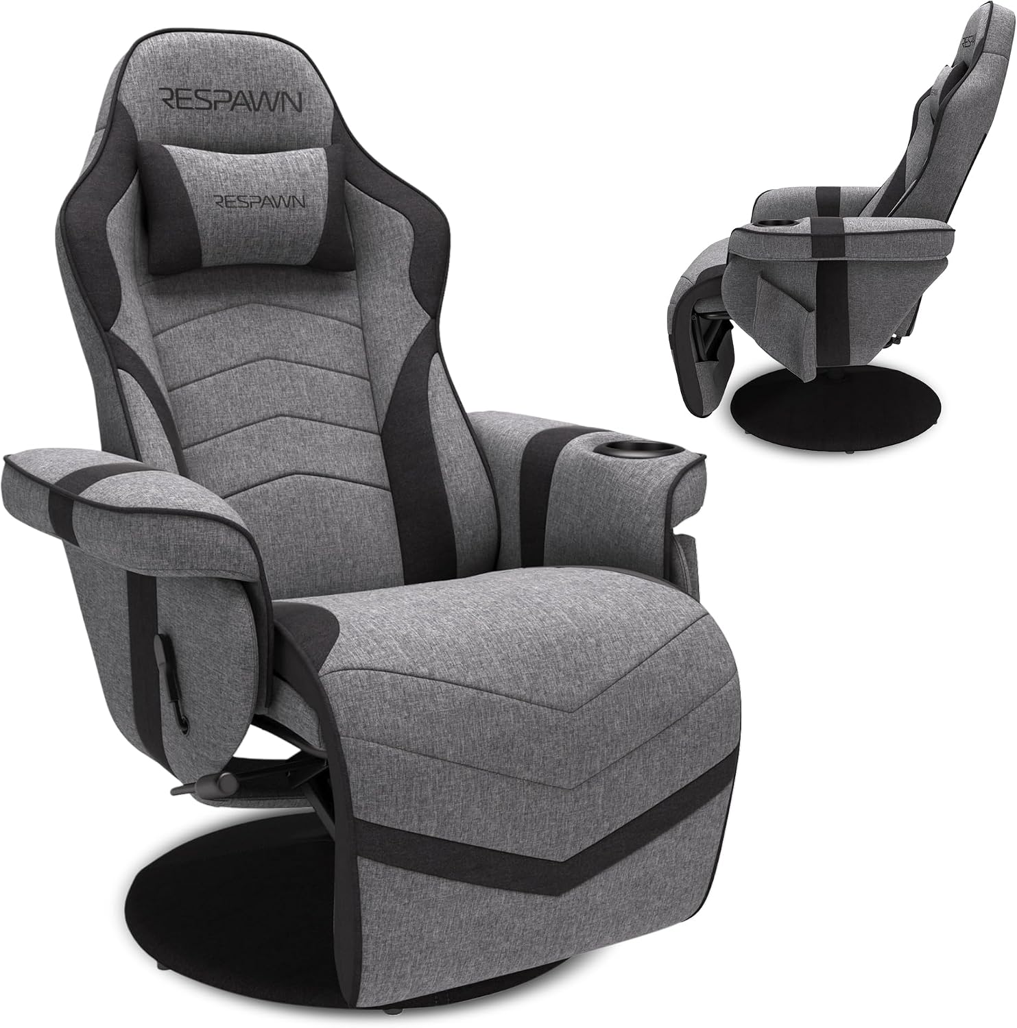 Respawn 900 Gaming Recliner Chair with Footrest, Cup Holder and Swivel