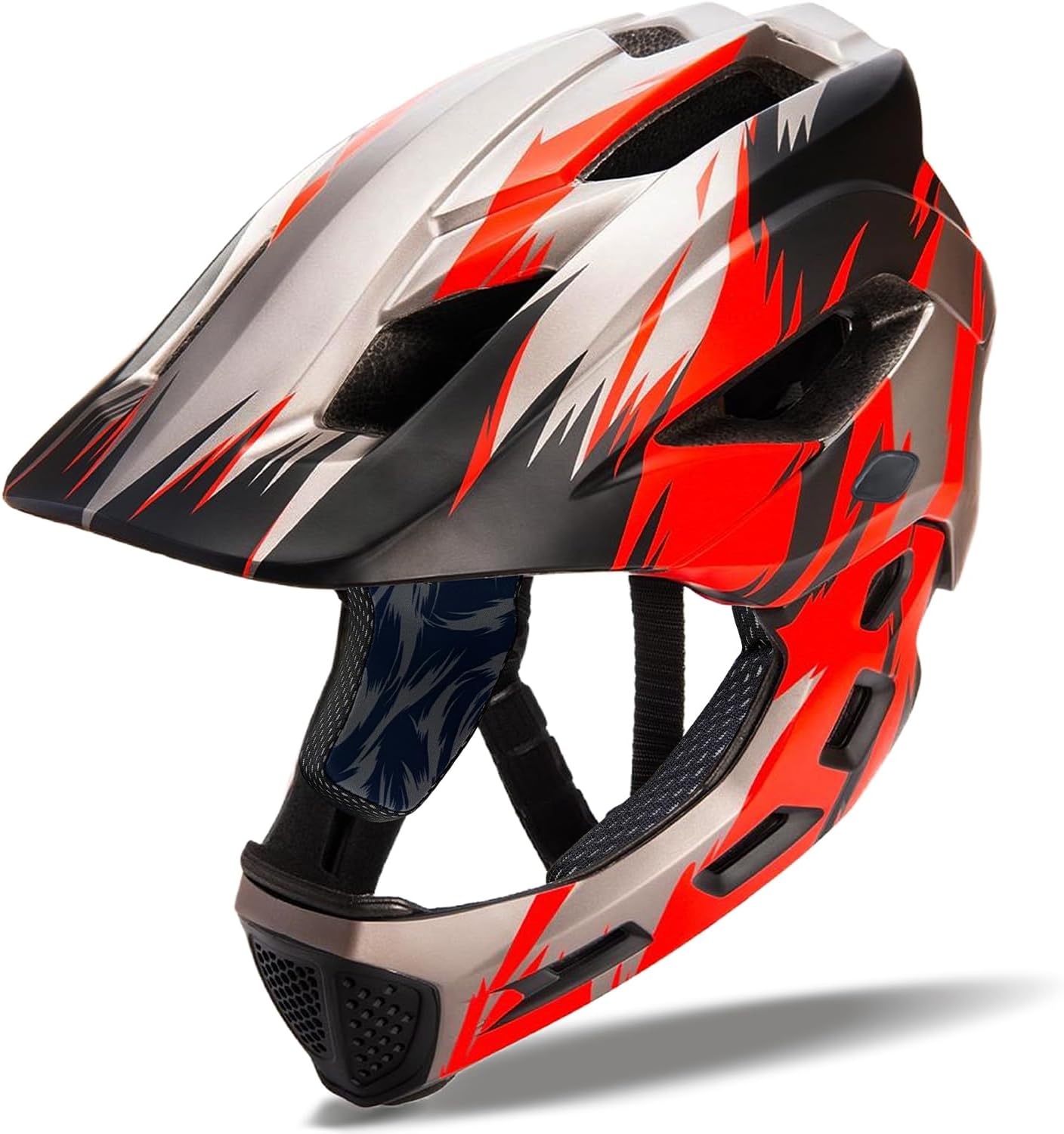 Toddler and Kids Full Face Bike Helmet Girl and Boy BMX
