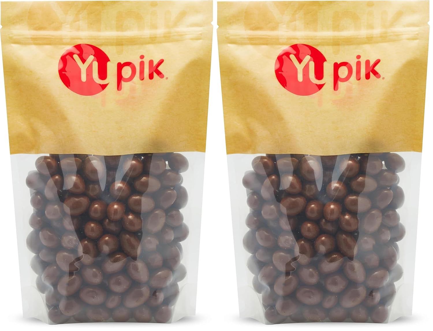Yupik Milk Chocolate Covered Almonds, 2.2 lb (35.2 oz), Kosher, Whole Nuts, Almonds Dipped in Fine Milk Chocolate, Crunchy & Smooth, Chocolate Candy, Classic Sweet Snacks