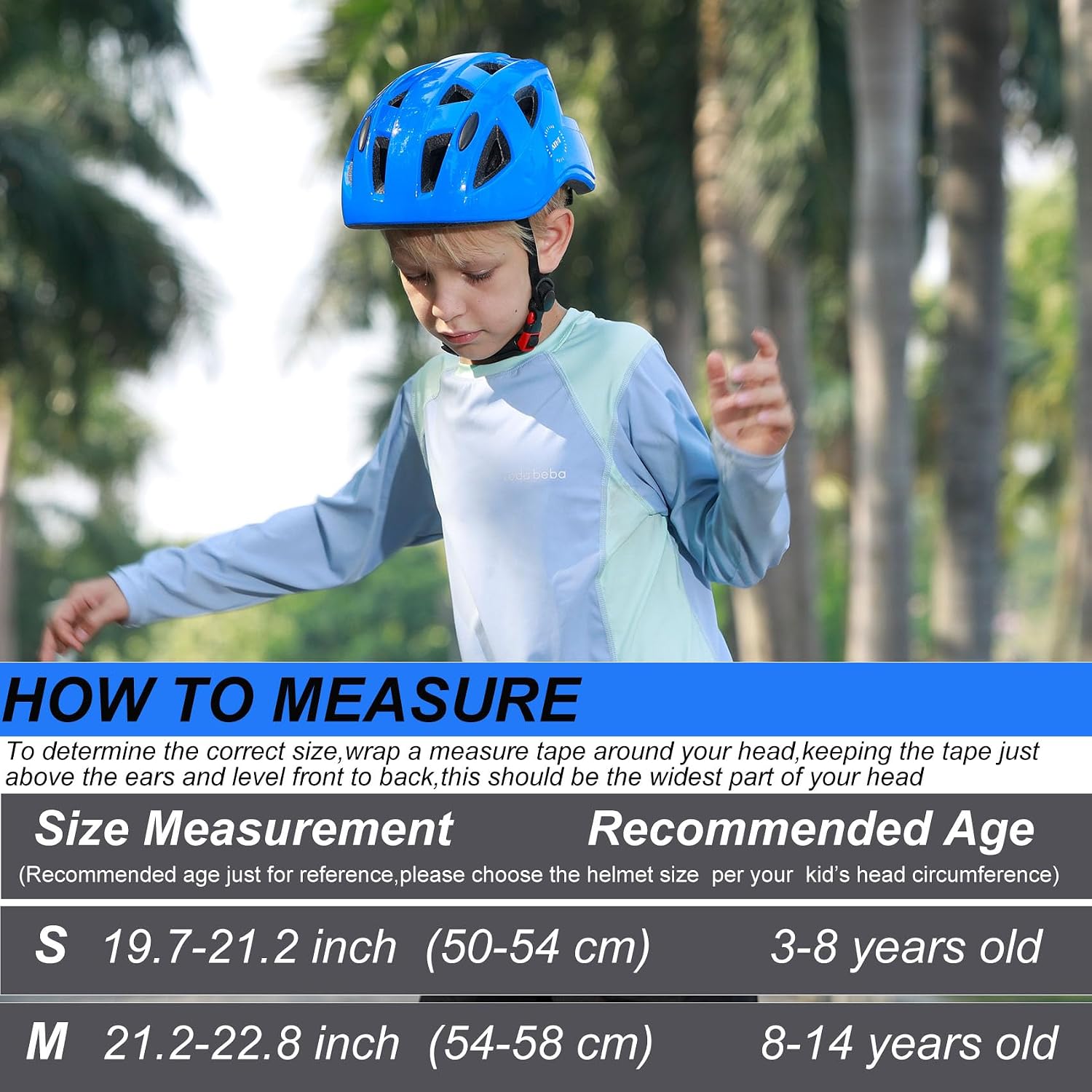 Kids Bike Helmet,2 Sizes for Youth Child Girls & Boys