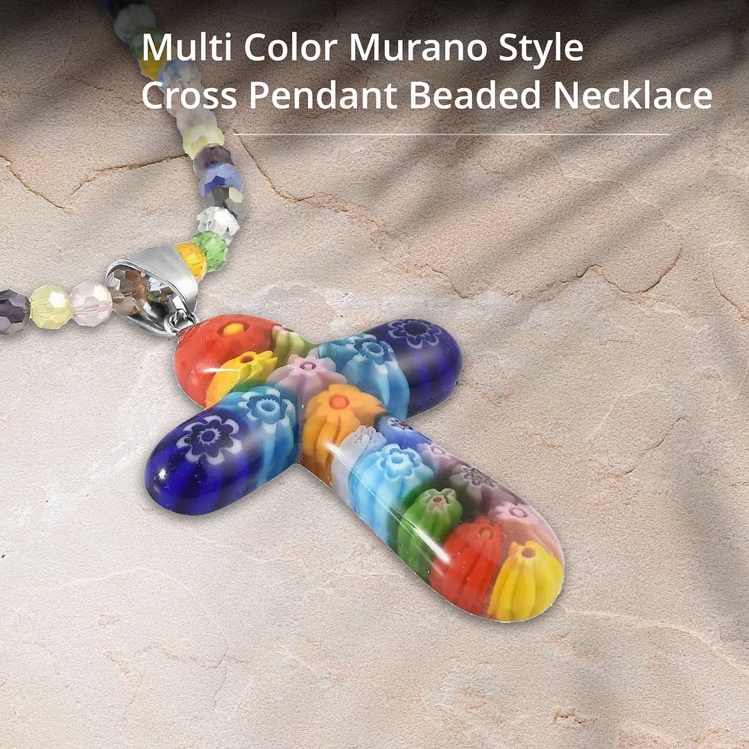 SHOP LC DELIVERING JOY Murano Necklace and Earrings Set