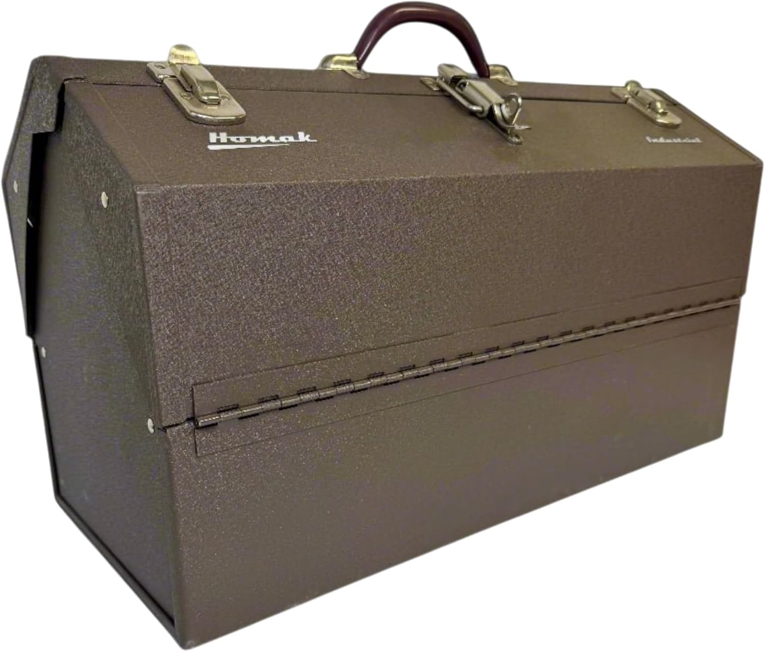 Homak Industrial 18-Inch Cantilever Steel Toolbox, Brown Winkle Powder Coat, BW00210180