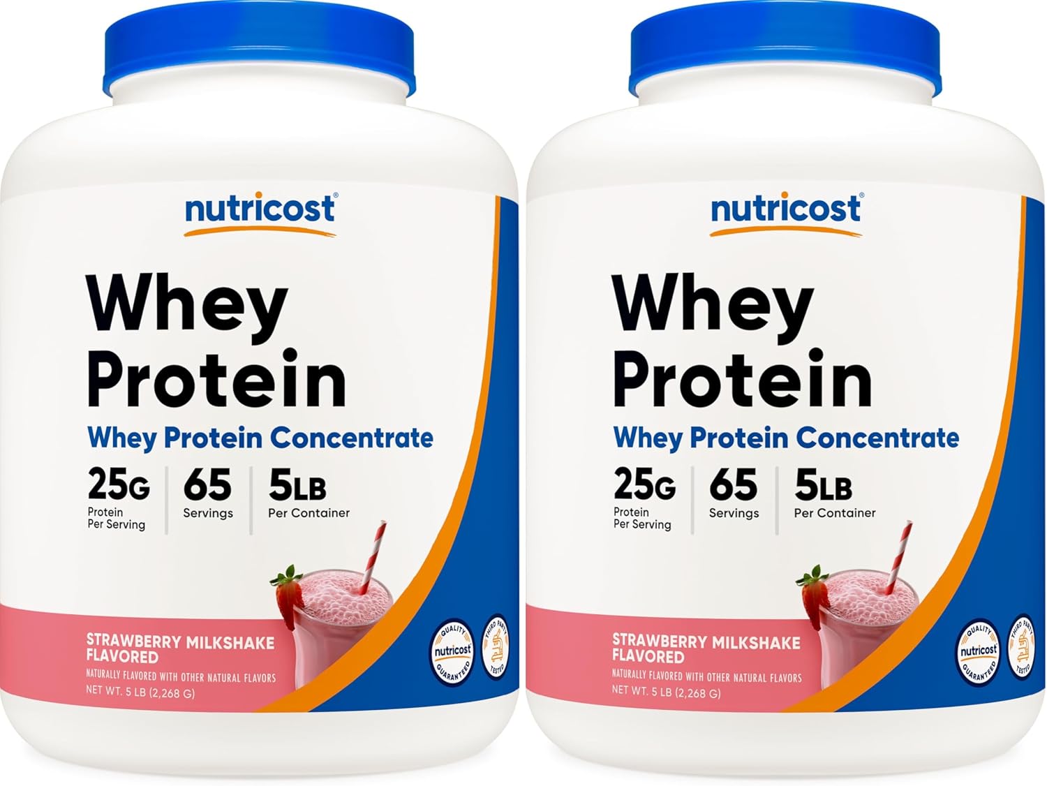 Nutricost Whey Protein Concentrate Powder (Unflavored) 2LBS, Gluten Free | GMO-Free