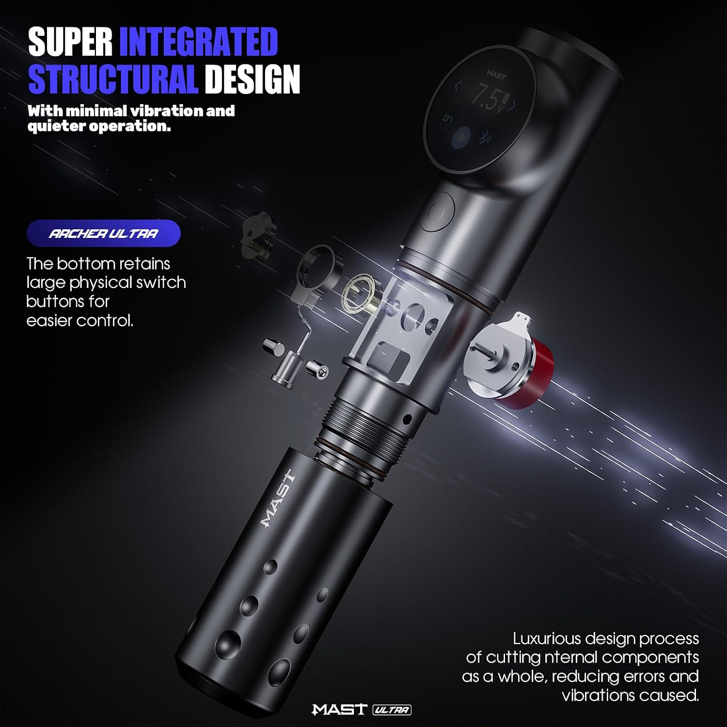 Mast Archer Cordless Tattoo Pen Machine Rotary Tattoo Gun