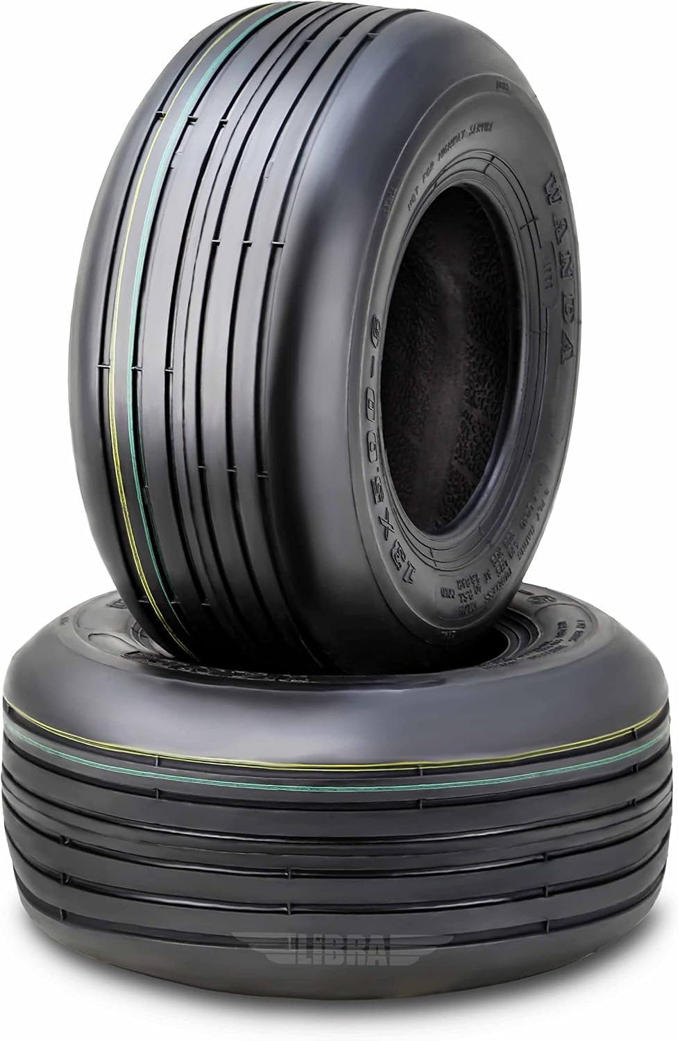 WANDA Set 2 15x6-6 15x6.00-6 Lawn Mower Tractor Turf Tires15x6x6 P332-13016 | Riding Lawn Mover, Garden Tractor