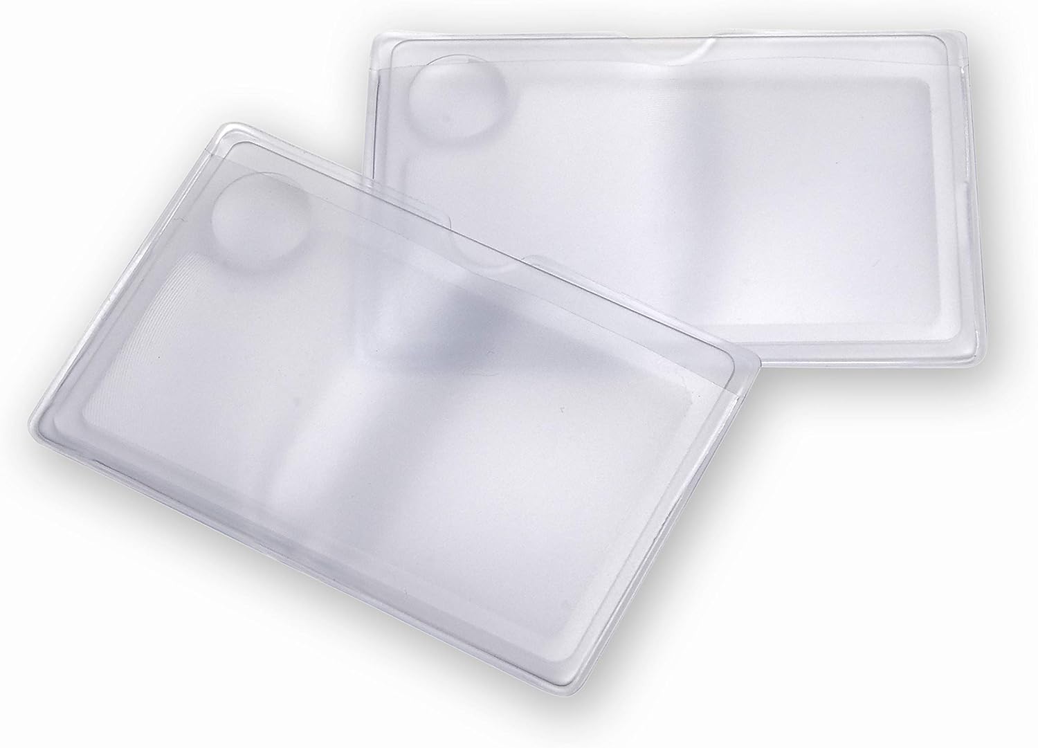 Carson 2.5x Power Credit Card Size Magnifiers (WM-01) with 6x Spot Lens, Twin Pack