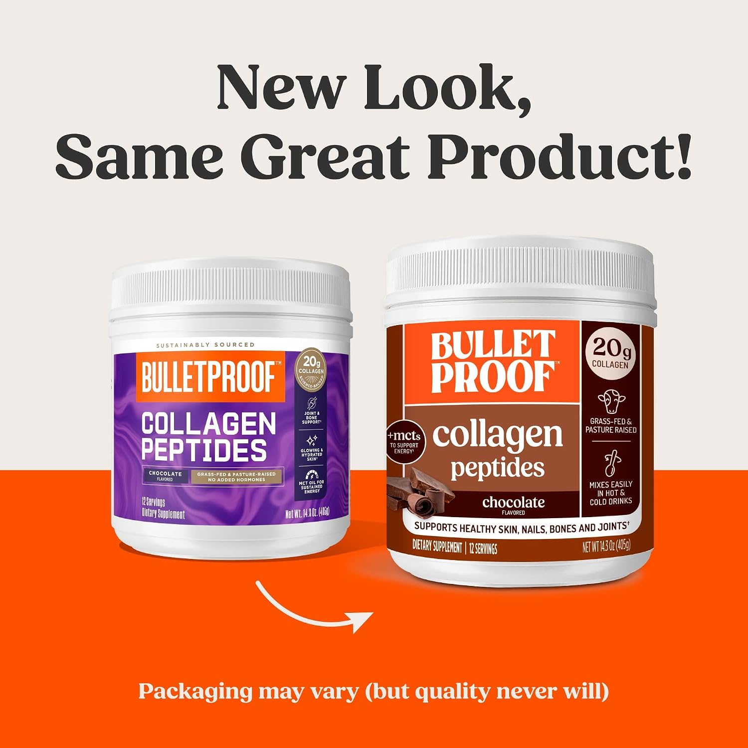 Bulletproof Unflavored Collagen Peptides Protein Powder, 17.6 oz | 20g Grass-Fed Pasture-Raised Collagen Protein and Amino Acids for Skin, Bones and Joints