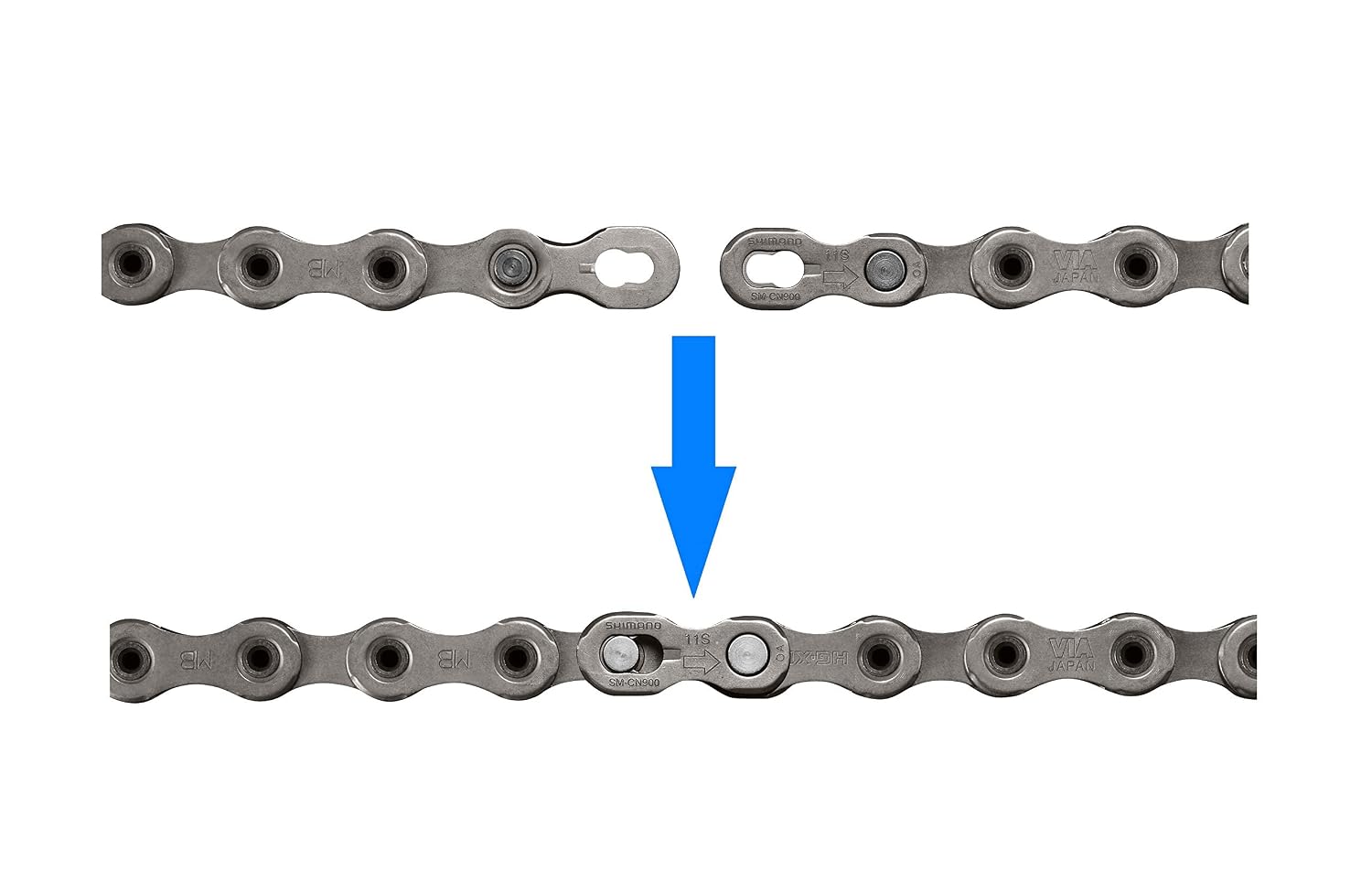 SHIMANO 11 Speed Chain Quick Link Connector SM-CN900 (2 Pairs)