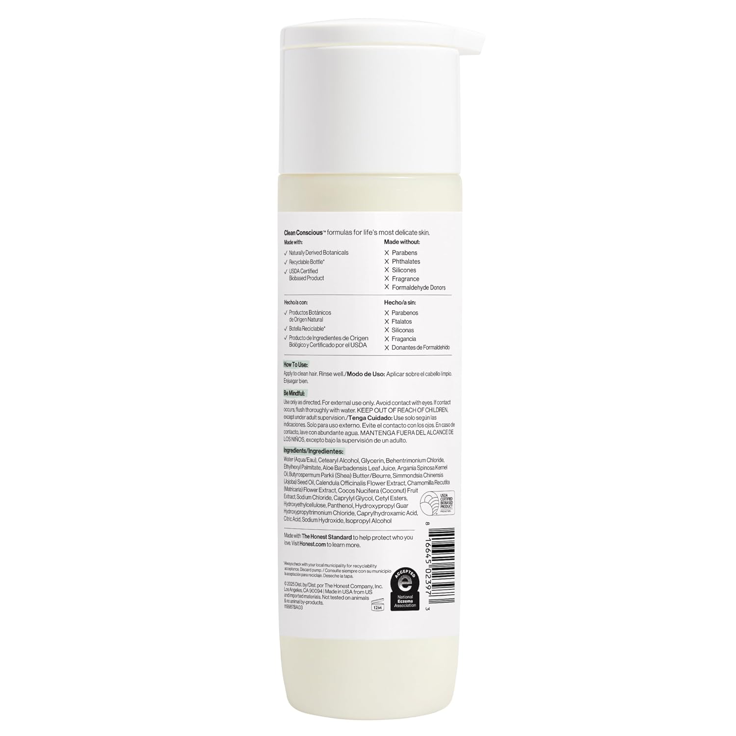 The Honest Company Shampoo, Body Wash, Conditioner, Lavender Calm, 20 fl oz