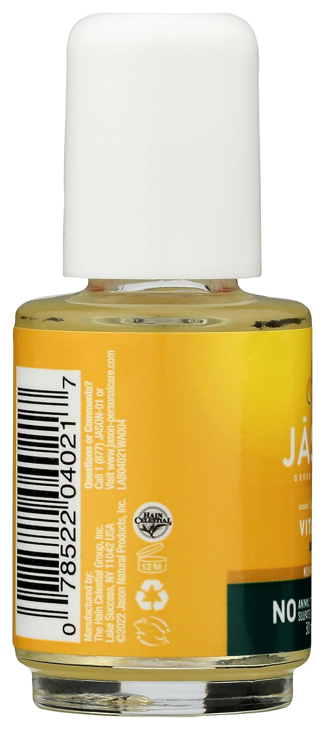 JASON Vitamin E 5,000 IU Moisturizing Body Oil, For Hair, Face, and Body, 4 Fluid Ounces