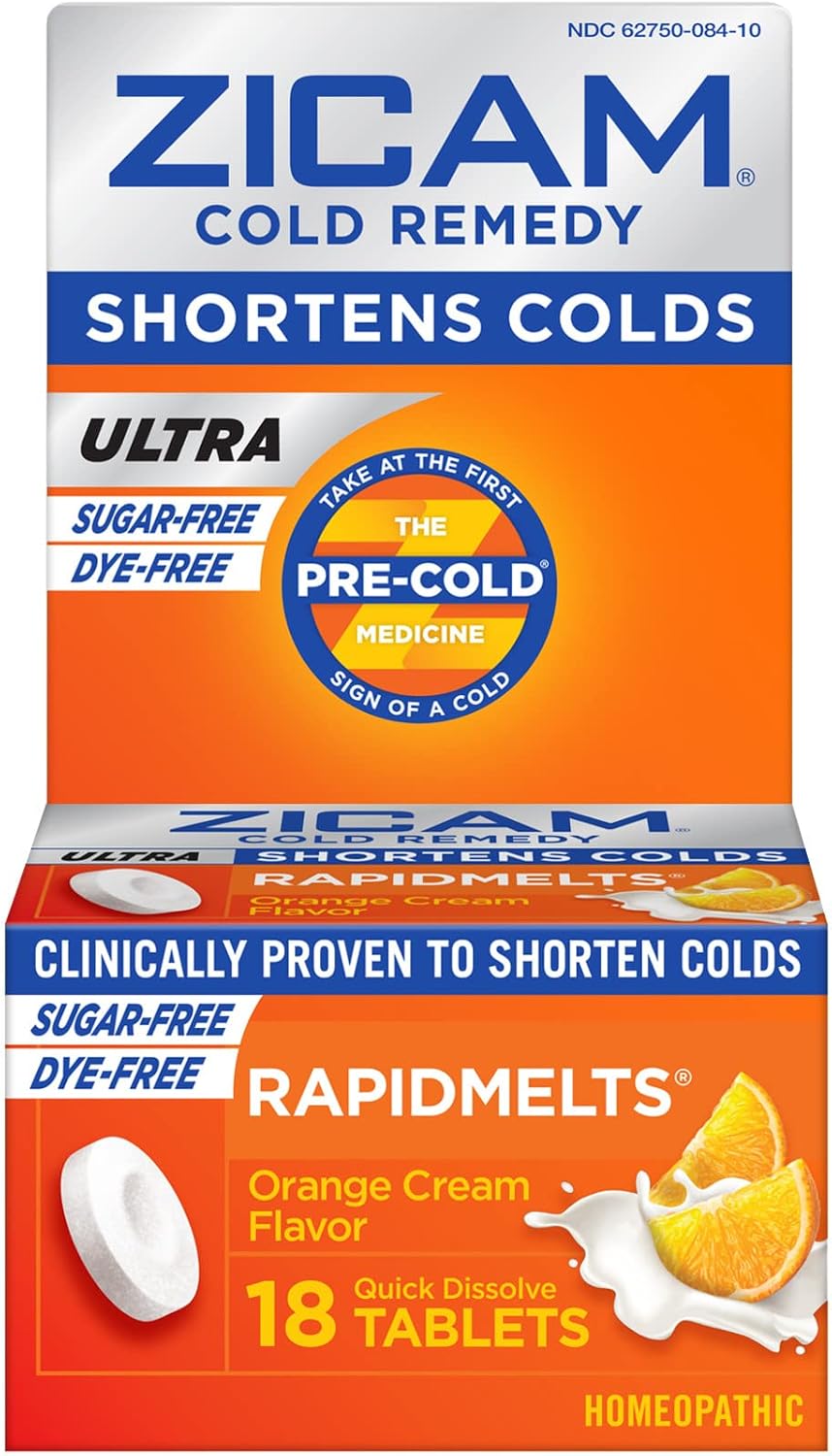 Zicam Cold Remedy RapidMelts, Citrus, 25 Count