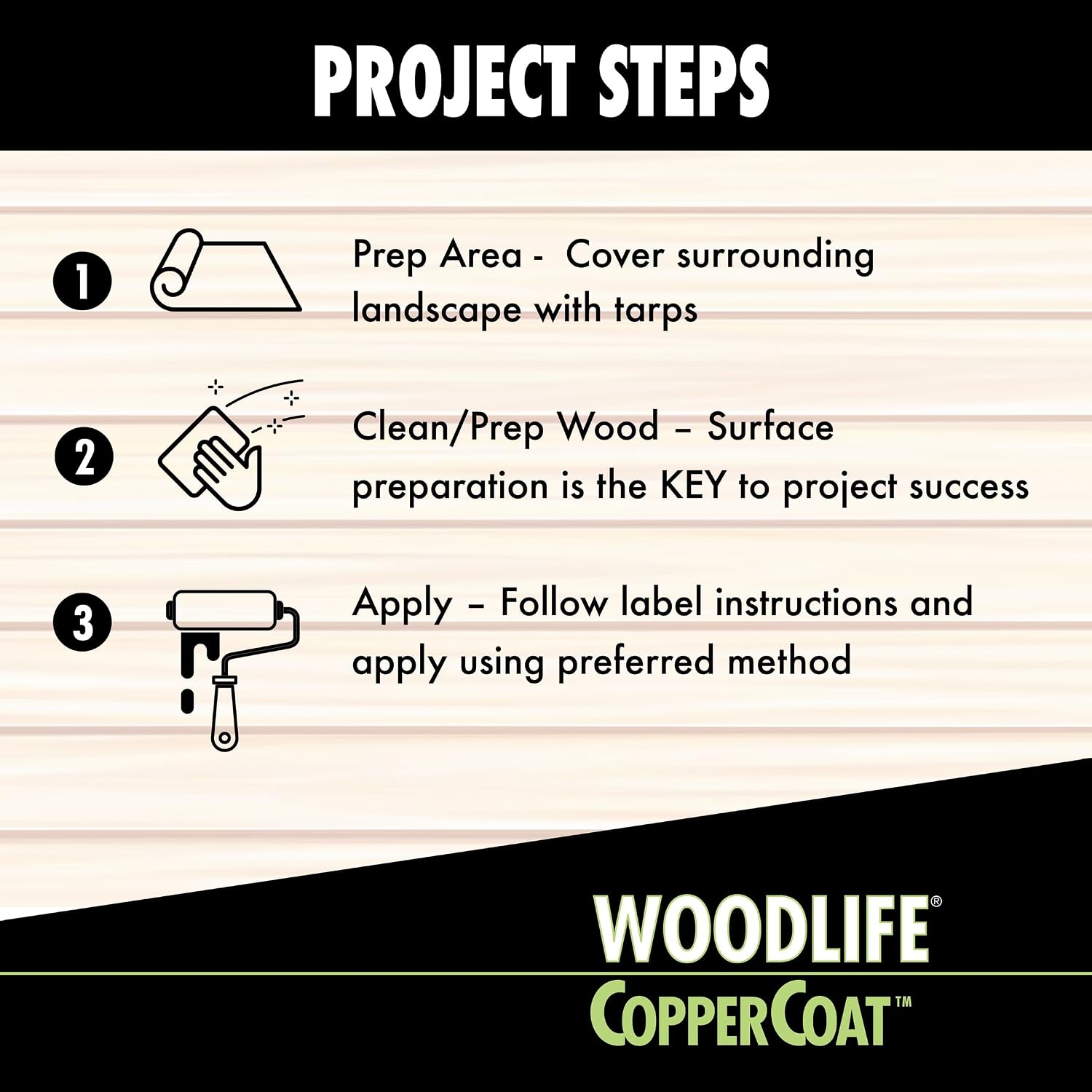Rust-Oleum WOODLIFE 902 Wolman Classic Clear Wood Preservative-Above Ground, Quart, 0.95 Liters | Protects Against Rot & Decay, Above Ground Wood Protection, Clear Preservative Formula, Quart