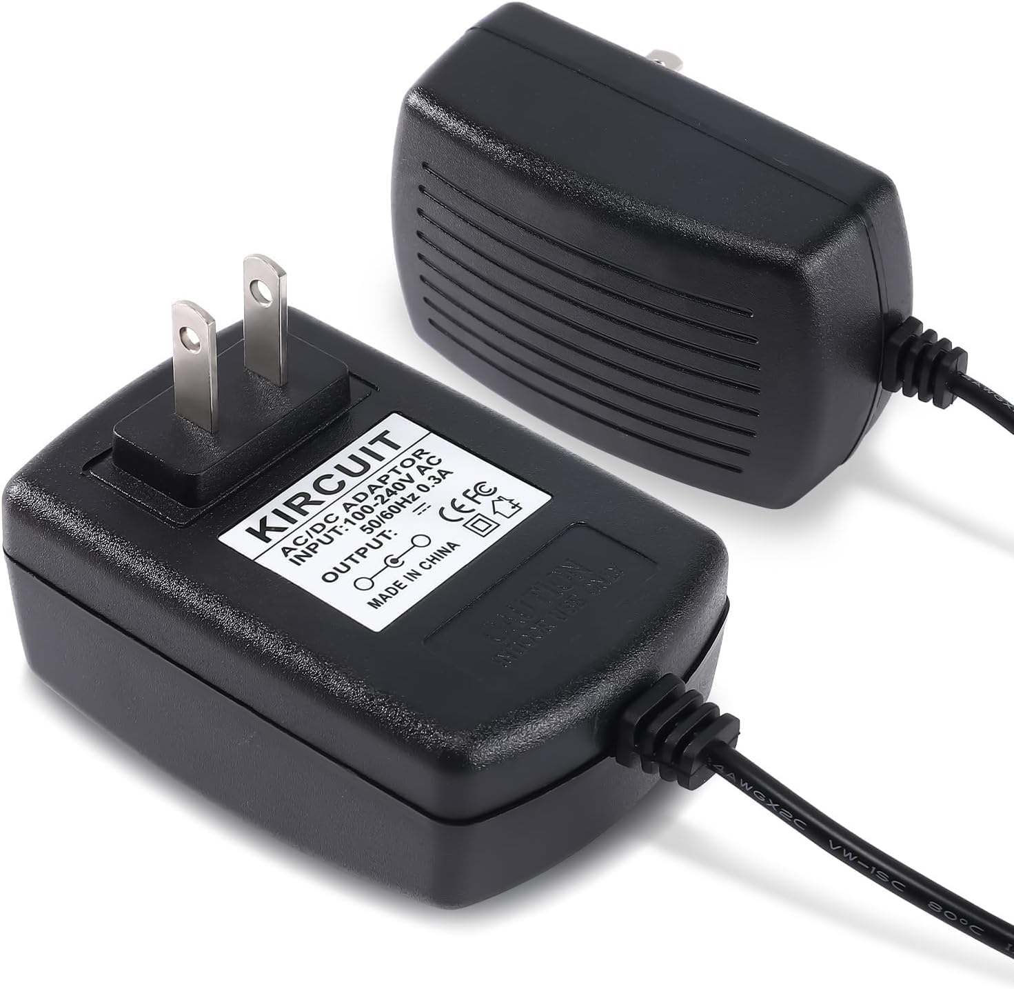 12V AC/DC Adapter Compatible with Arcade1Up Model 7427 Pac-Man Counter-Cade Pacman Countercade 2 Games in 1 8″ Color LCD Screen Game Machine