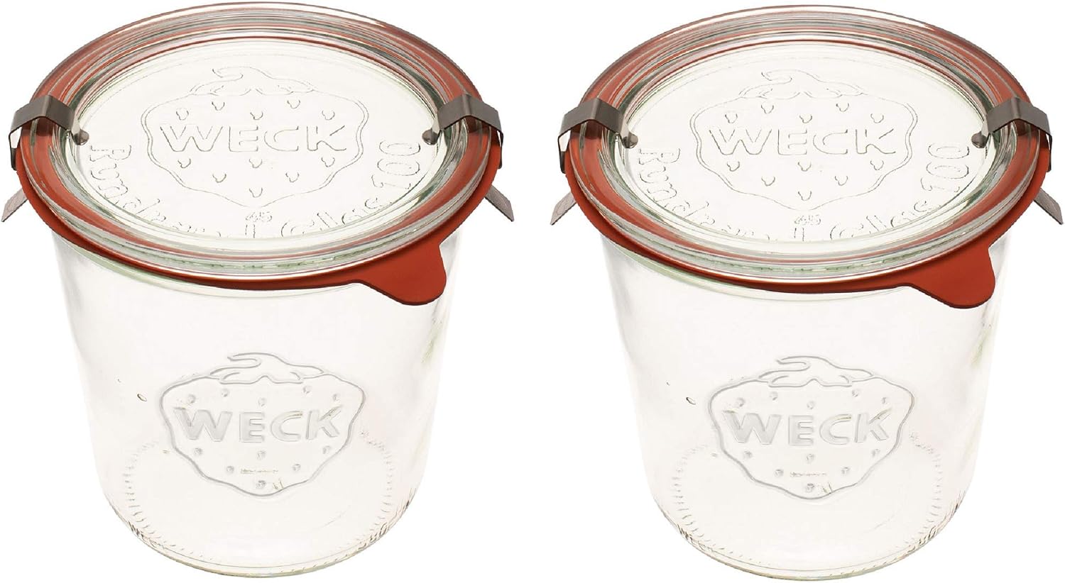 WECK Canning Jars 742 Mold Jars made of Transparent Glass - Eco-Friendly Canning Jar - Storage for Food