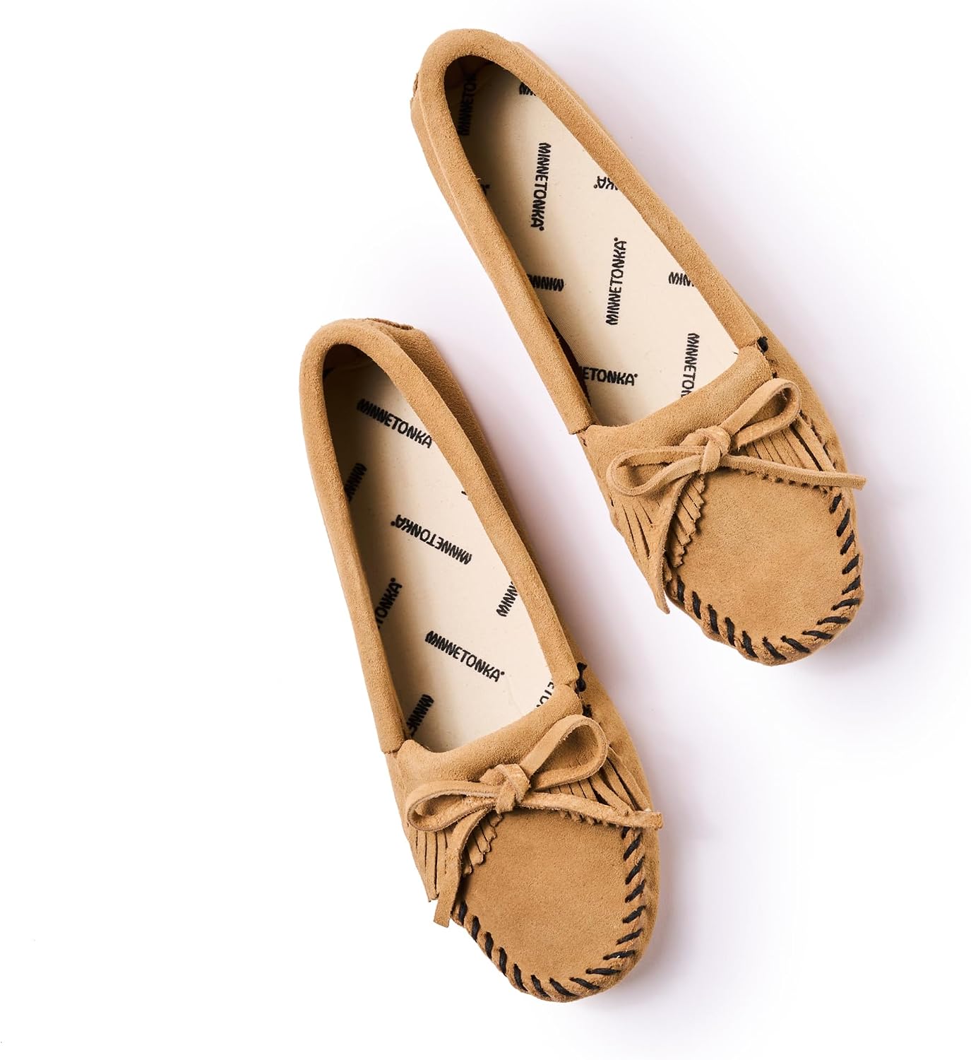 Minnetonka Women's Kilty Suede Softsole Moccasin