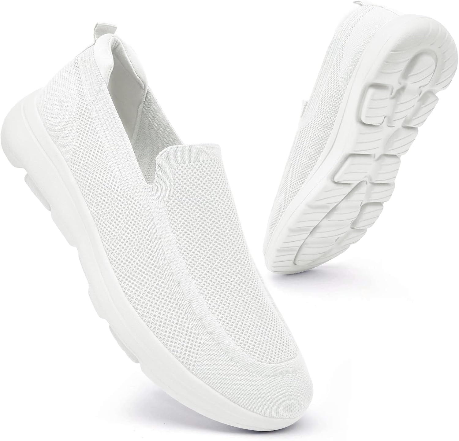 konhill Mens Slip On Shoes Lightweight Walking Shoes Anti Slip