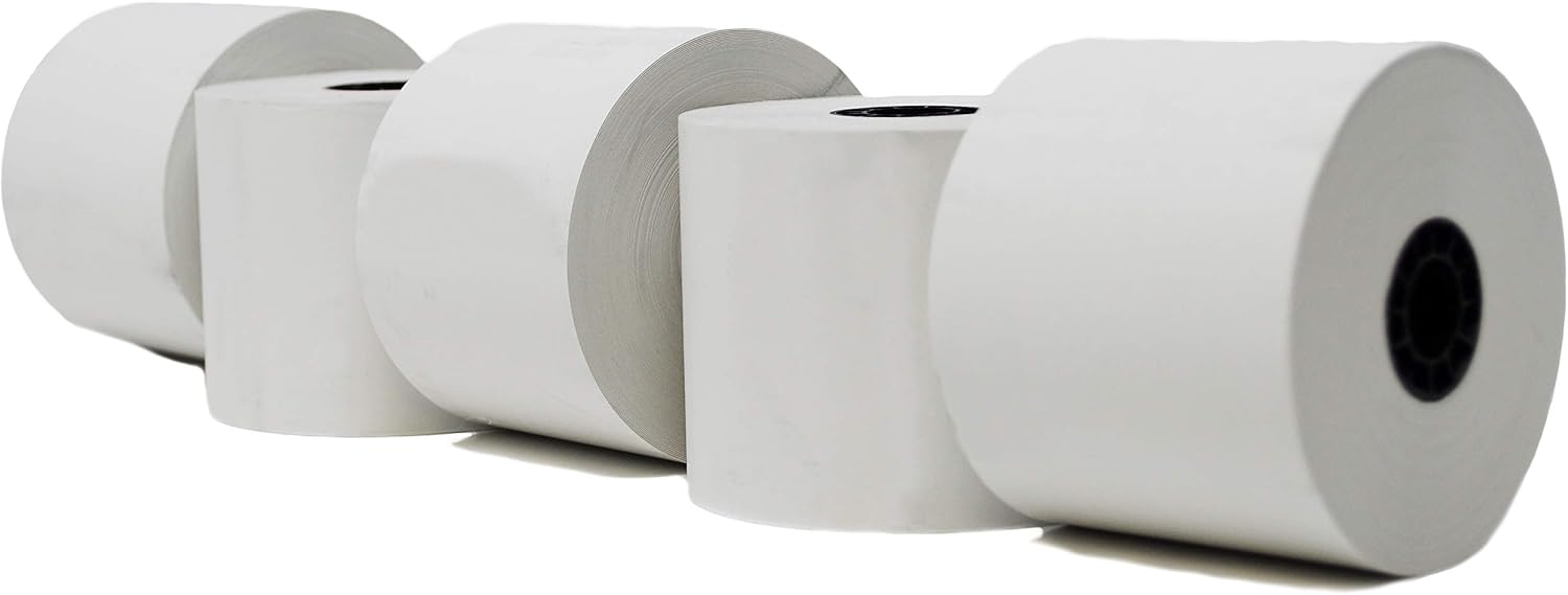 (50 Rolls) 3 1/8 x 230 Thermal Paper Receipt Rolls (55 GSM Premium Quality German Paper) Fits All POS Cash Registers BPA Free - BuyRegisterRolls