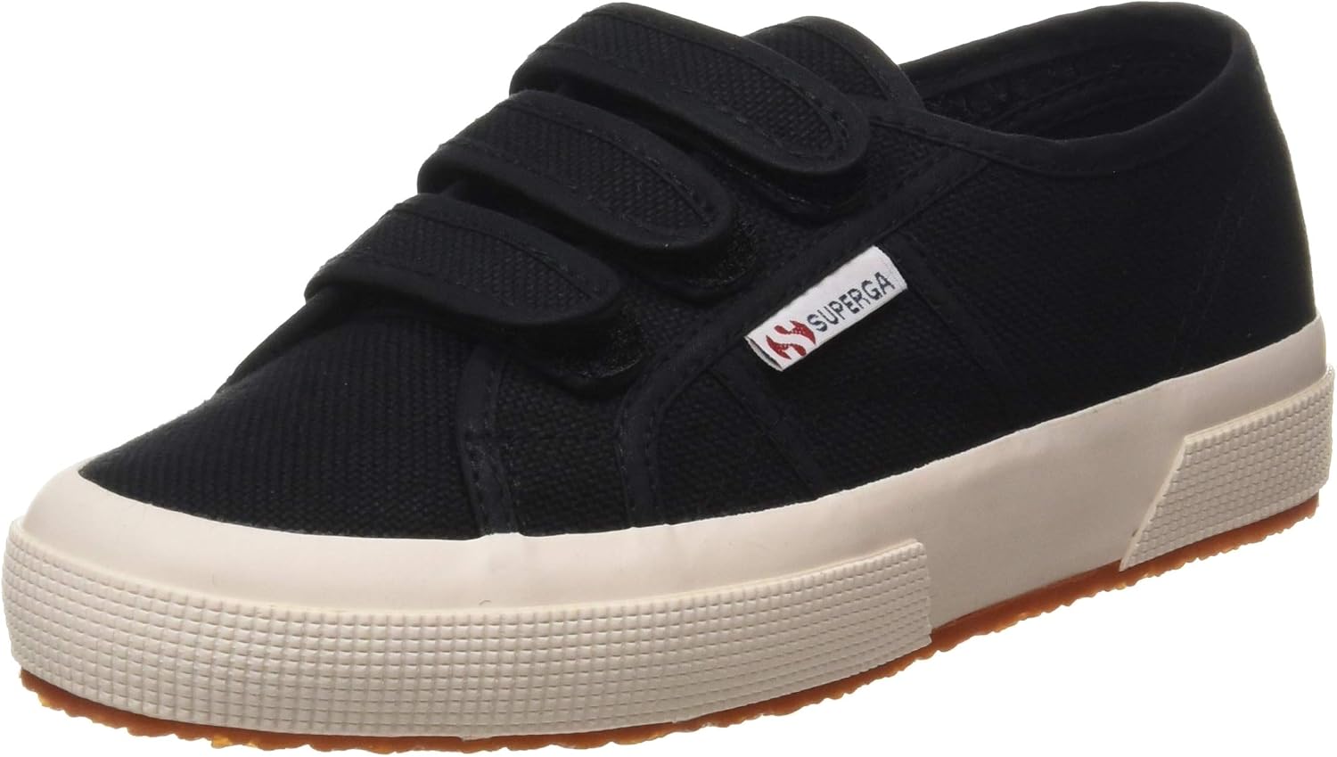 Superga Unisex 2750 Cot3strapu Cotton Canvas Sneakers with Touch Strap Fastening