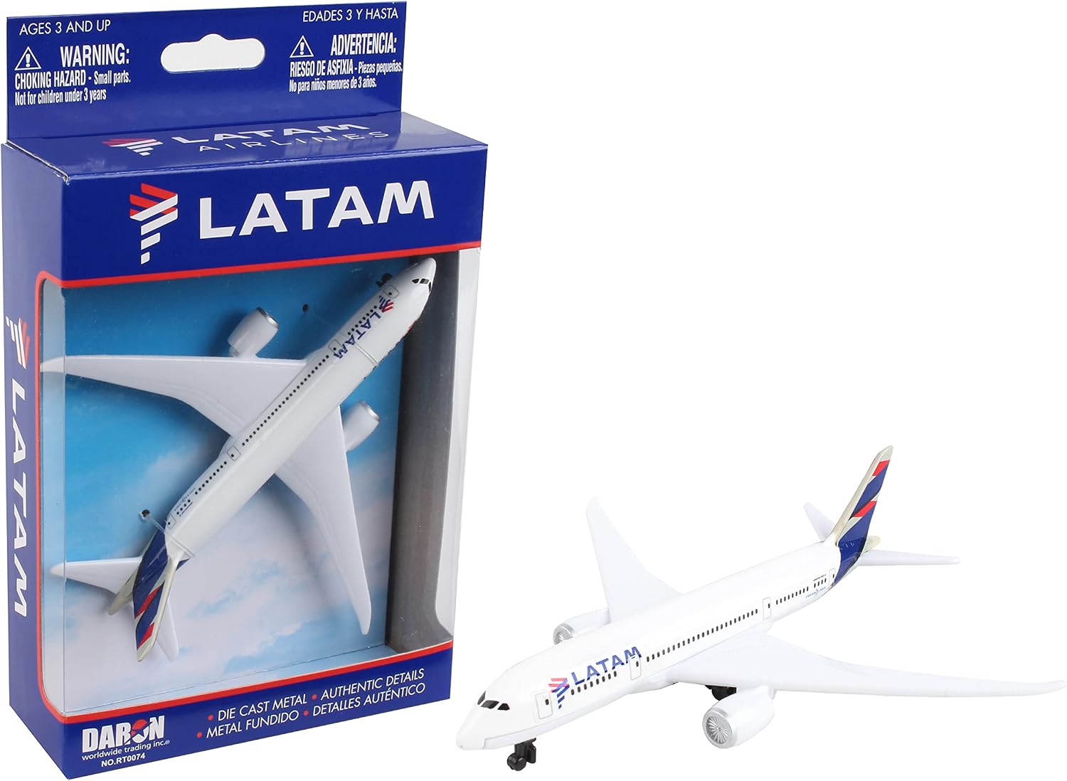 Daron Toy Airplane RT9904 – Emirates A380 – Die-Cast Metal Model Airplane Toy with Plastic Parts for Kids Ages 3+