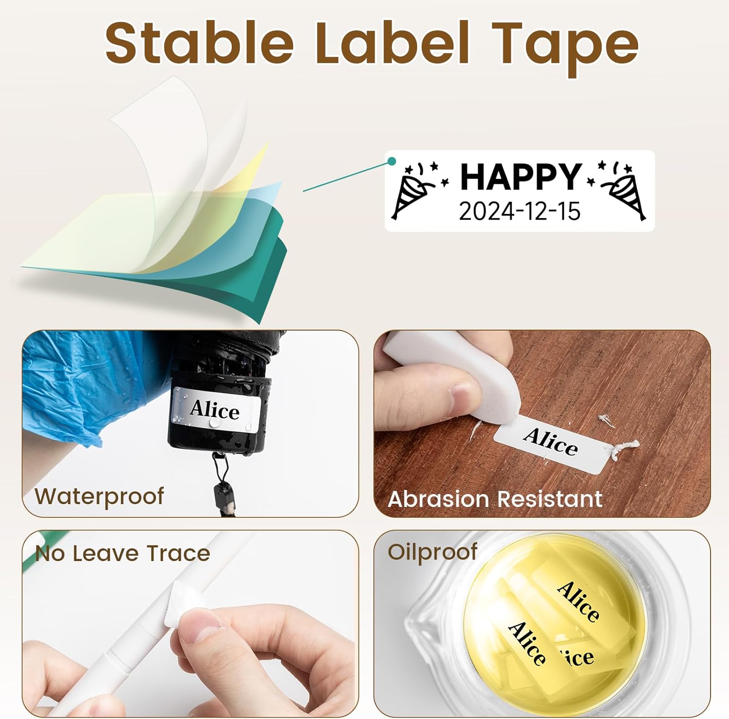 Phomemo Label Maker, D30 Bluetooth Mini Label Maker Machine with Tape