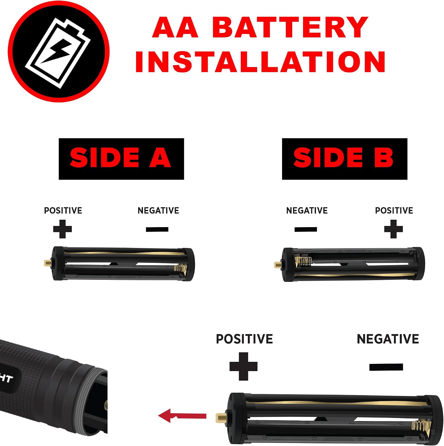GearLight High-Powered LED Flashlight S1200 - Mid Size, Zoomable, Water Resistant, Handheld Light - High Lumen Camping, Outdoor, Emergency Flashlights - S1200-1 Pack, (Batteries Not Included)