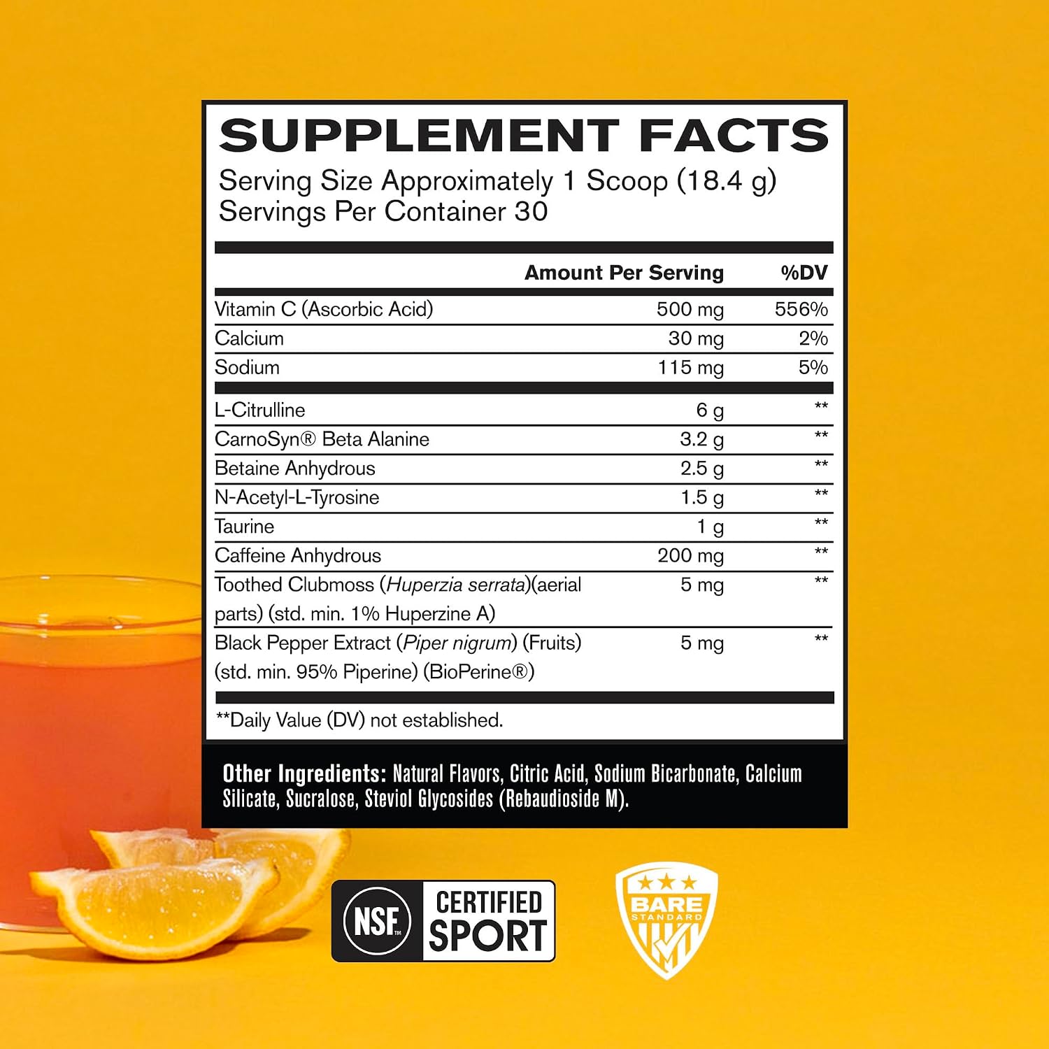 BARE PERFORMANCE NUTRITION BPN Flight Pre Workout, Supports Energy and Mental Focus, Improved Endurance & Muscle Pumps with CarnoSyn® Beta Alanine