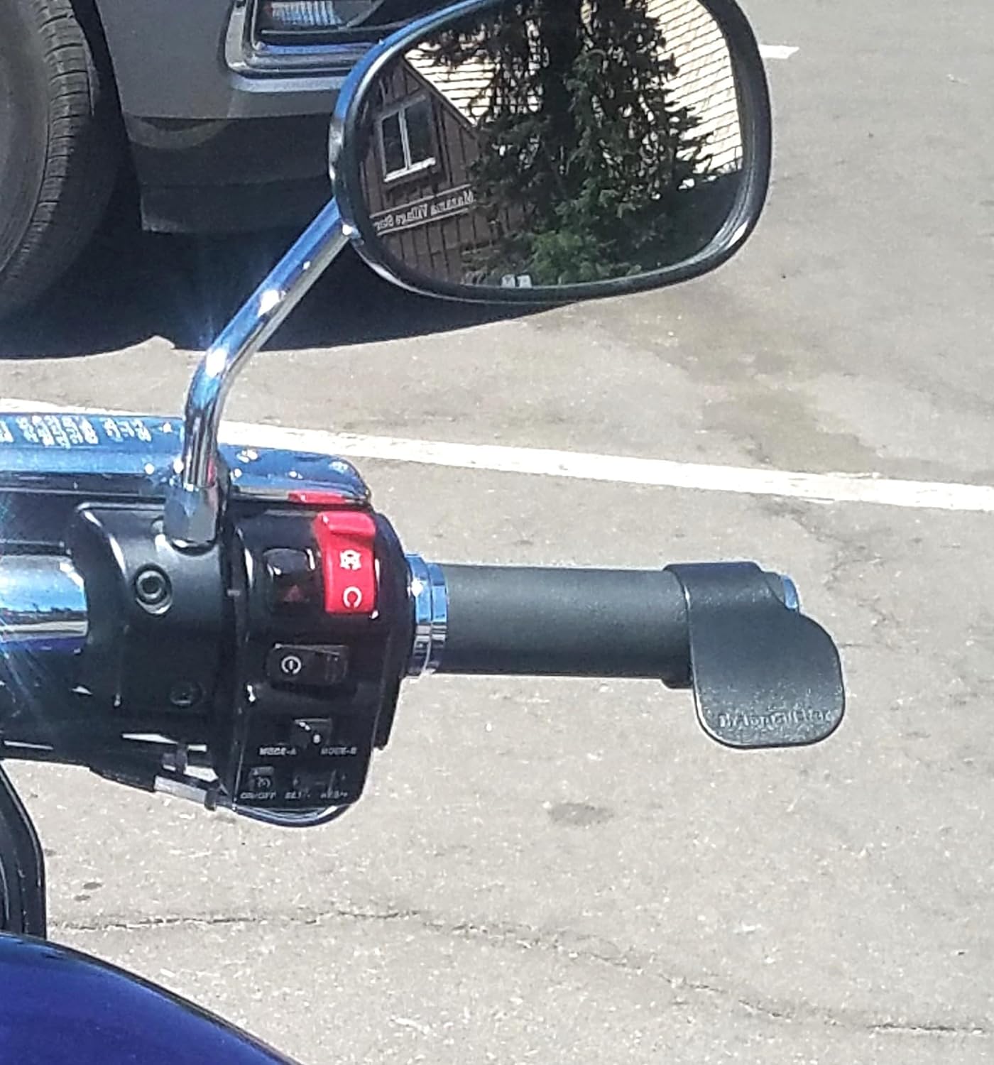 CB4 Black Throttle Mounted Motorcycle Cruise Assist