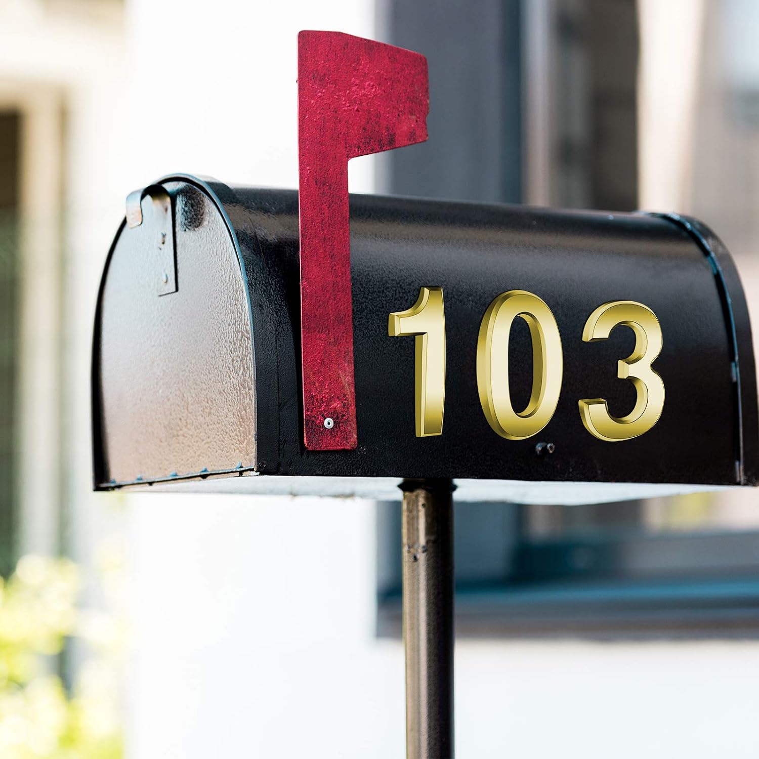 20 Pieces House Numbers Mailbox Numbers 0-9, 3D Door Address Numbers Self Adhesive Mailbox Numbers Sticker or House, Apartment, Office, Hotel Room