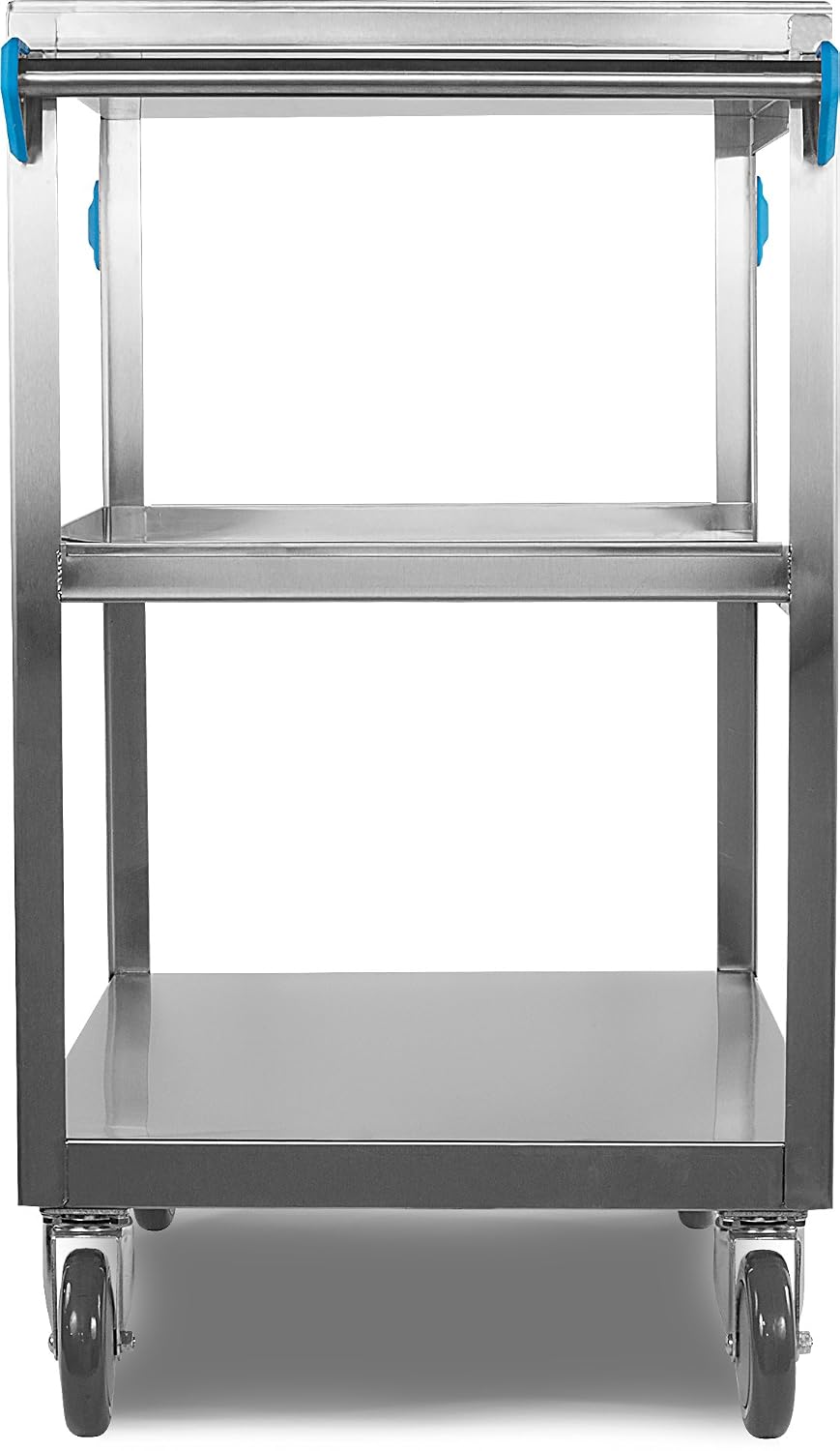 Carlisle FoodService Products UC5032135 3 Shelf Stainless Steel Utility / Service Cart, 500 Pound Capacity, 35" Long x 21" Wide x 36" HIgh, Large