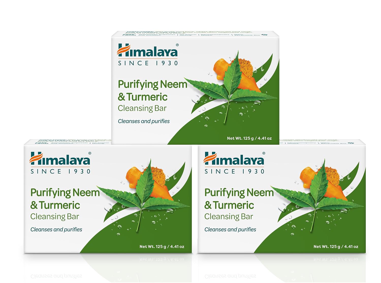 Himalaya Cleansing Bar Soap Variety Pack, Bath Soap Bars, 4.41 oz,12 Pack