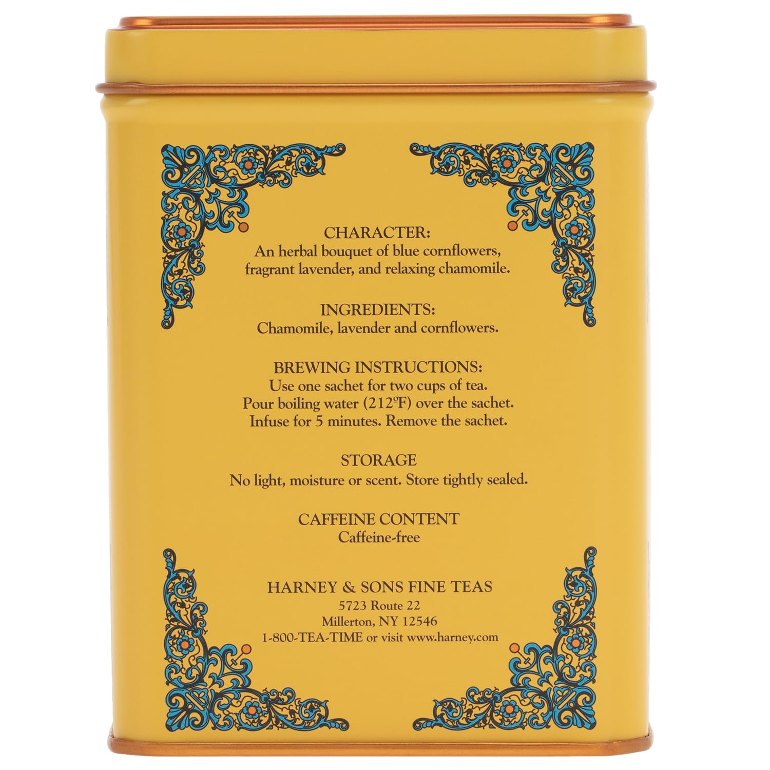 Harney & Sons HT Organic Supreme Green Tea, 20 Sachets, Tea Tin | Organic green tea with 20 sachets in a reusable tea tin. Caffeinated.