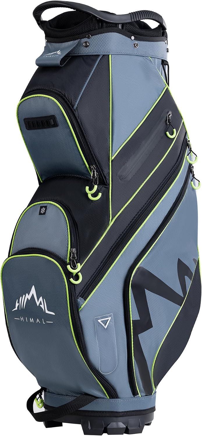 14-Way Golf Cart Bag with Organizer Divider | Full-Length Dividers, Rain Cover Included, Easy-Carry Handles, Club Organization, Cart Compatible