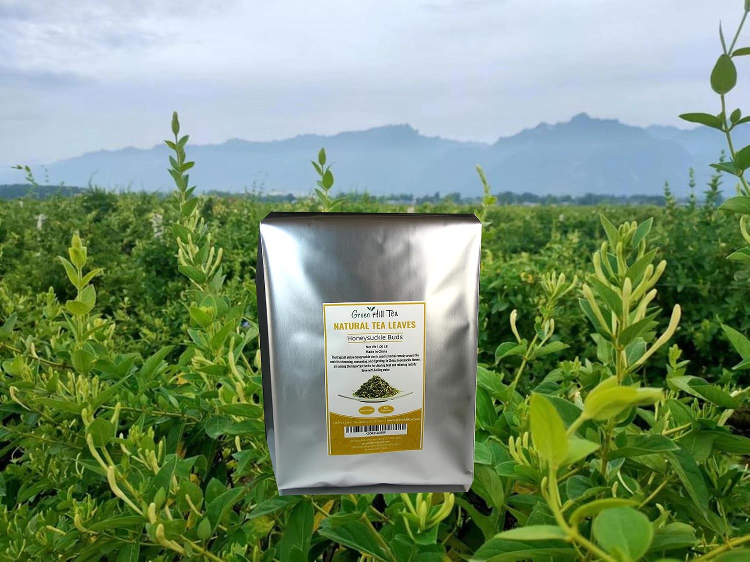 Green Hill Tea Osmanthus Flower Dried – Premium– Fragrant Osmanthus Dried Flowers -Loose Leaf Tea – 100% Pure, Natural, Non-GMO – Great for Brewing, Baking & Infusions 4 OZ