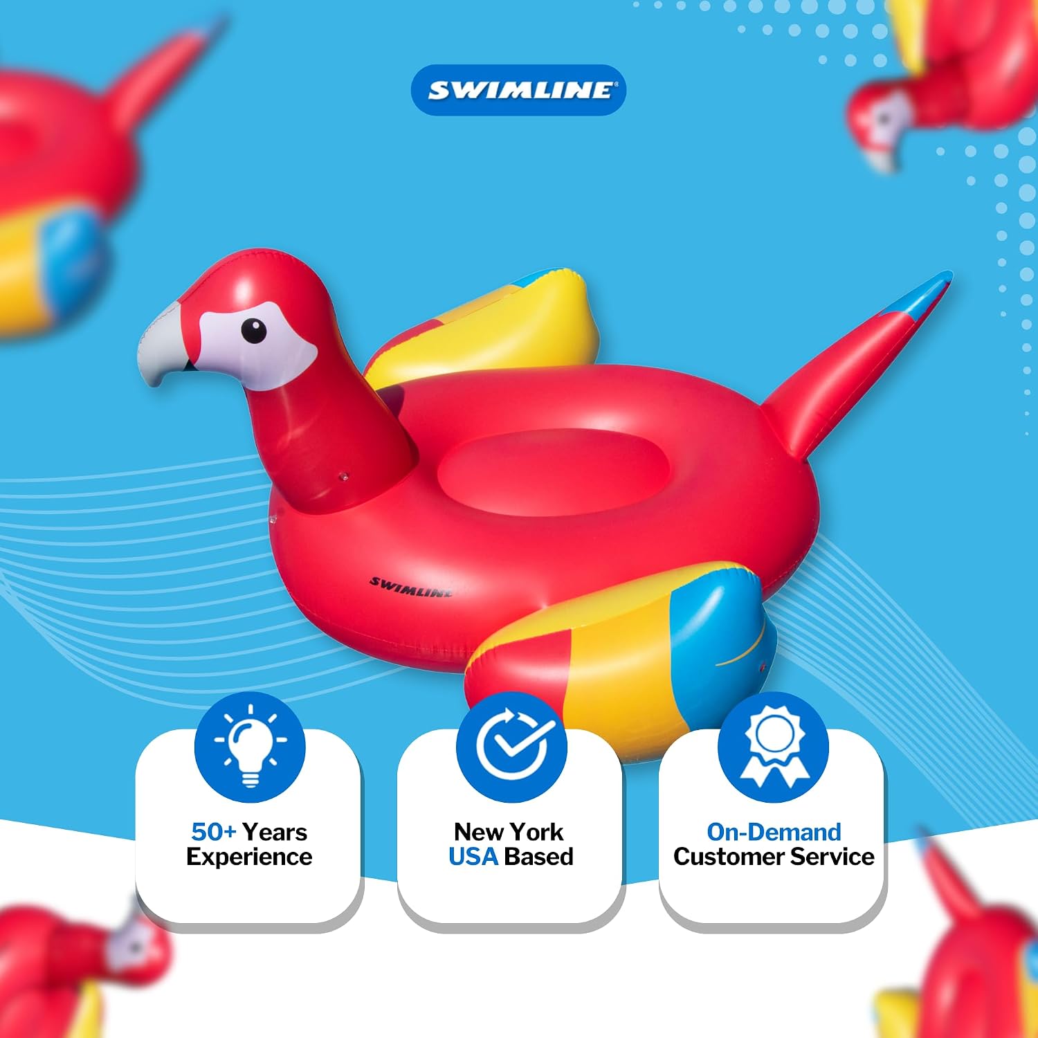SWIMLINE Original Giant Inflatable Pool Float Floatie Ride-On