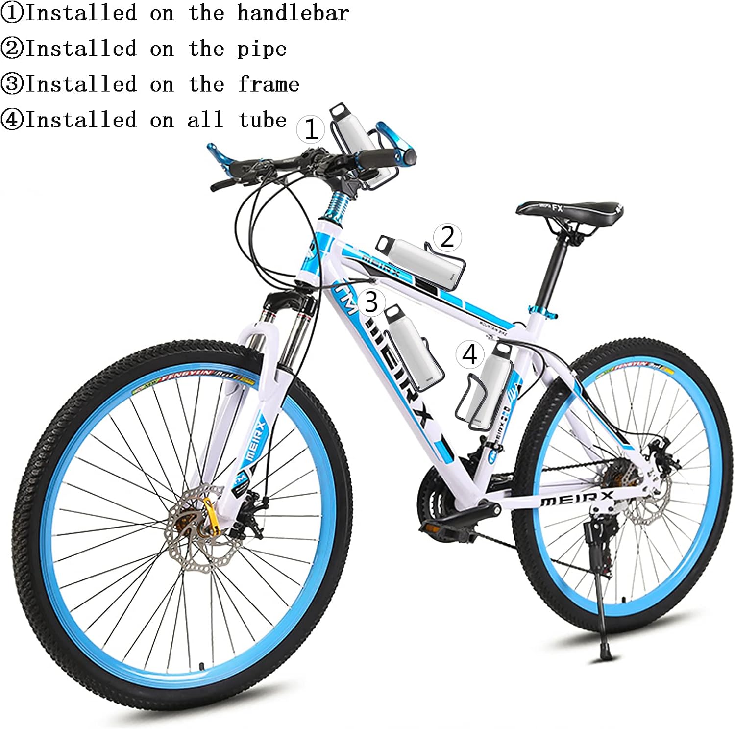 Aluminum Alloy Biking Bicycle Water Bottle Cage Holder, Cycling Bike Water | Bottle Cage