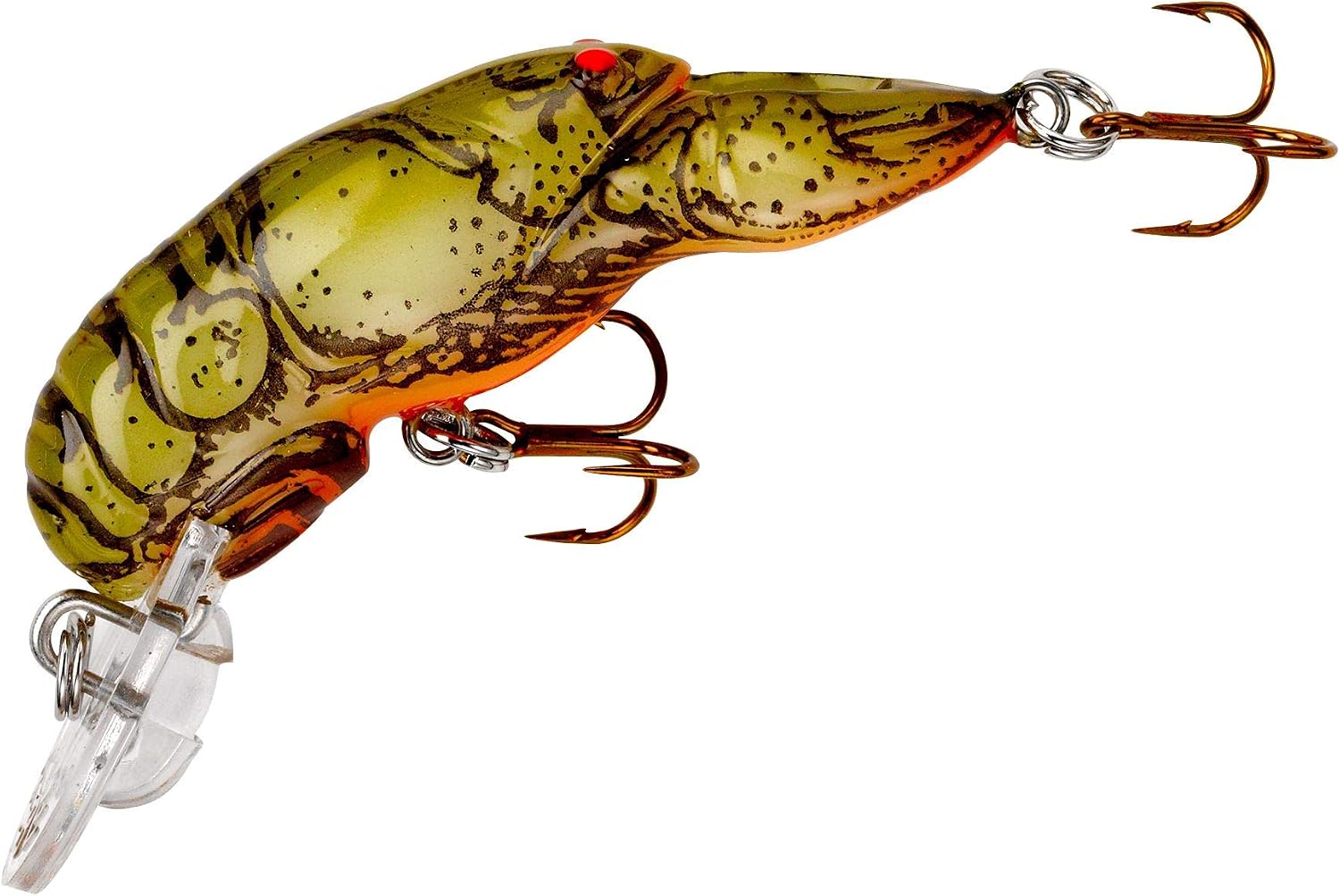 Rebel Lures Original Realistic Crawfish Crankbait Fishing Lure