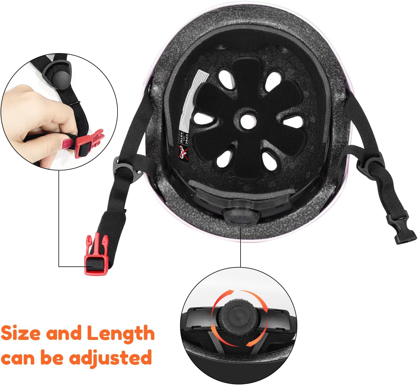 Besttravel Kids Helmet, Toddler Adjustable Kids Ages 3-8 Years Old Boys Girls Multi-Sports Safety
